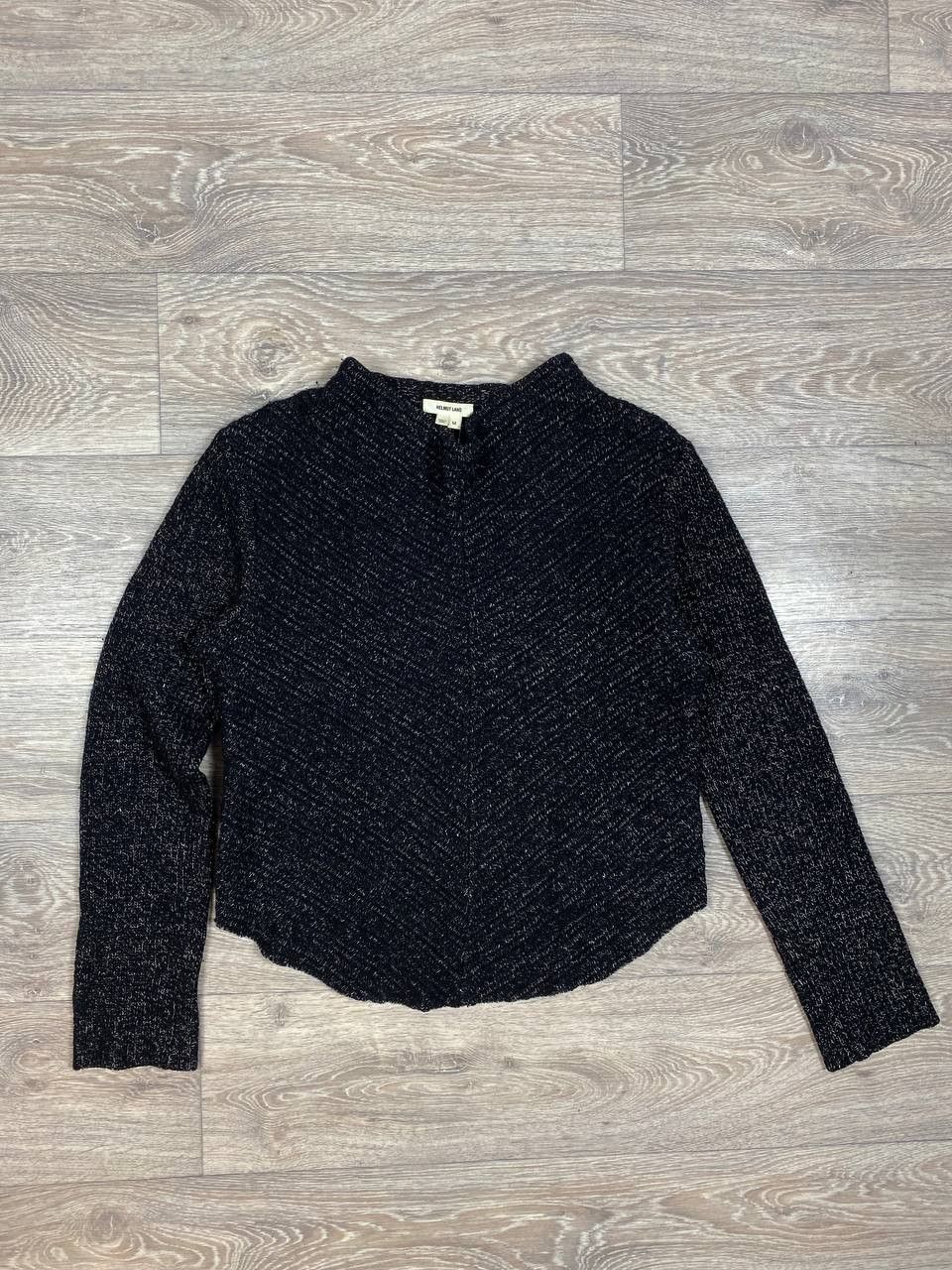 Helmut Lang × Vintage Rare Helmut lang knited wool sweater Size M / US 6-8 / IT 42-44 - 1 Thumbnail