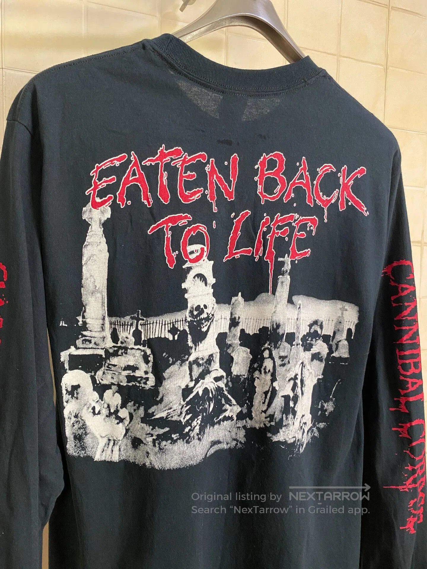 VINNY's Vintage Cannibal Corpse Long Sleeve Tee. Size US M / EU 48-50 / 2 - 7 Thumbnail