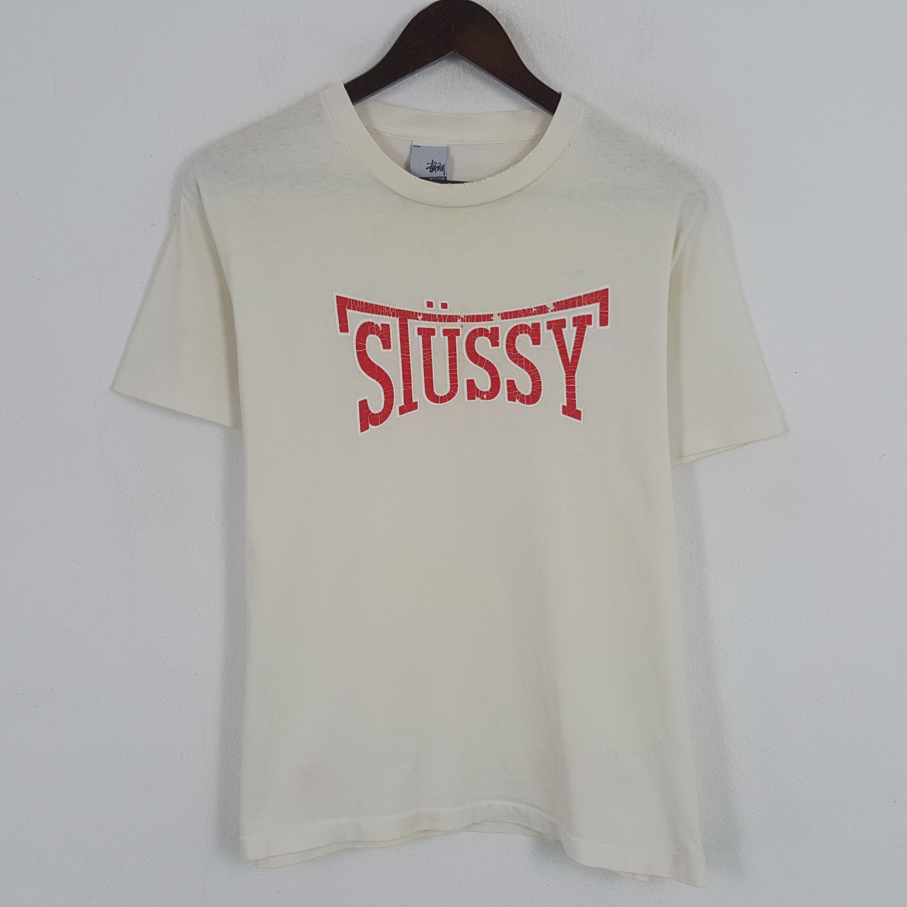 Stussy × Vintage Vintage Stussy Spell Out Tshirt Size US M / EU 48-50 / 2 - 1 Thumbnail