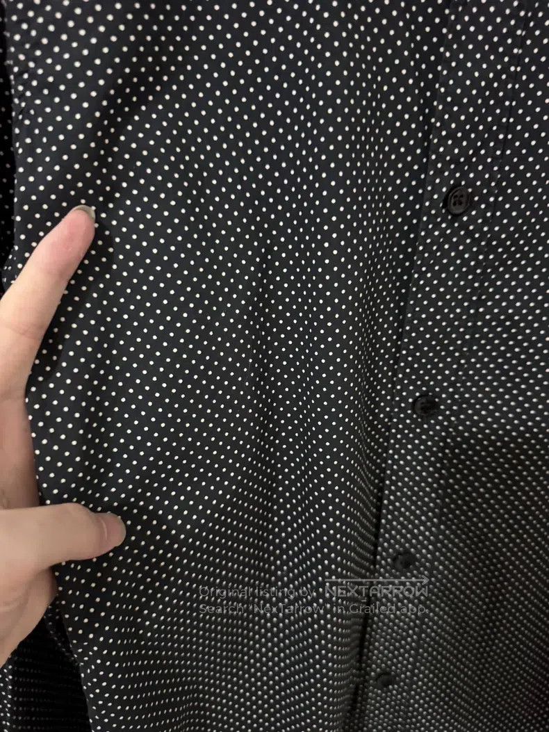 Saint Laurent Paris Saint Laurent Paris size 37 All-Over Black and White Polka Size US S / EU 44-46 / 1 - 3 Thumbnail