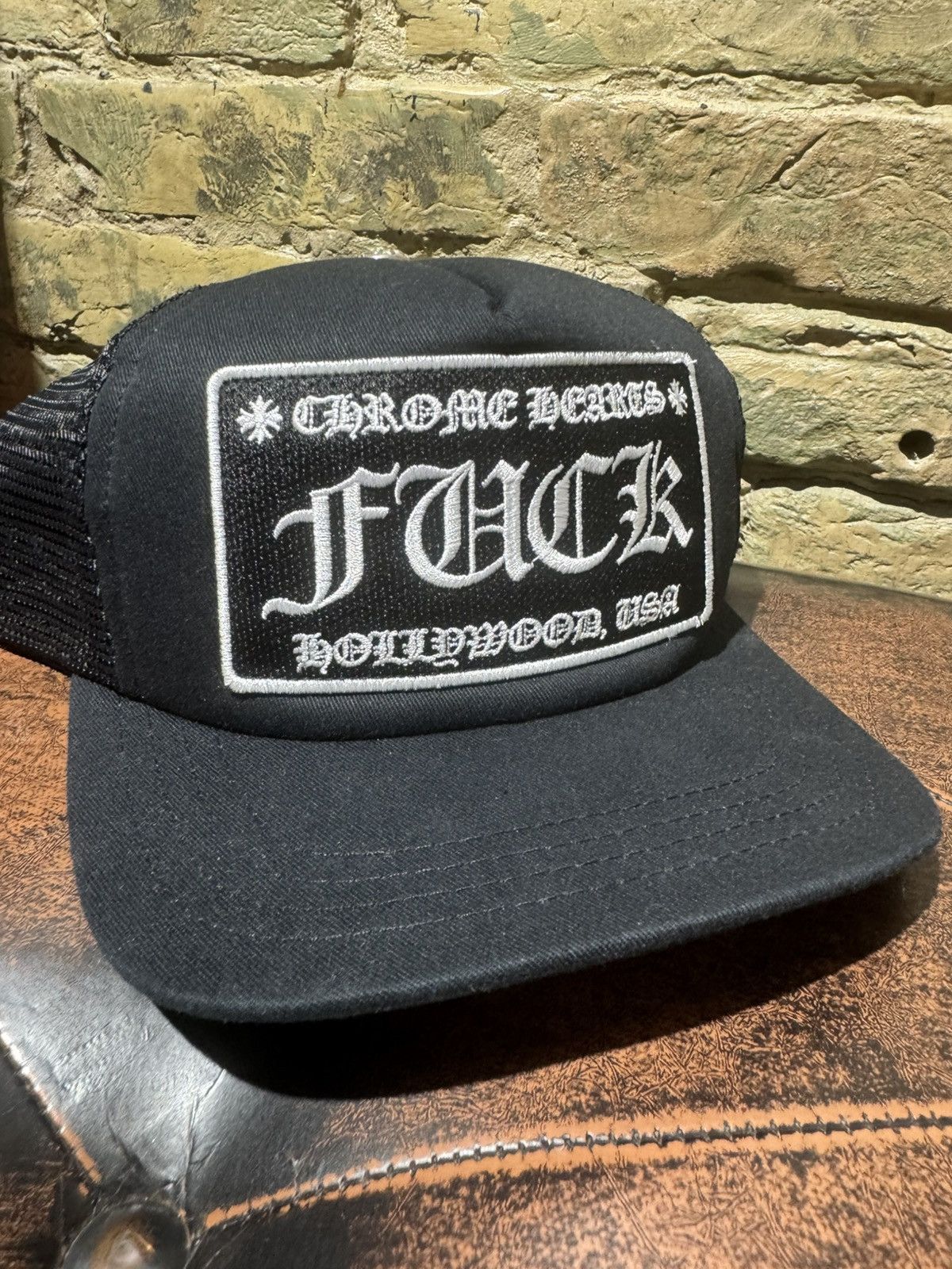 Chrome Hearts Chrome Hearts FCK Truck Hat Cap Size ONE SIZE - 2 Thumbnail