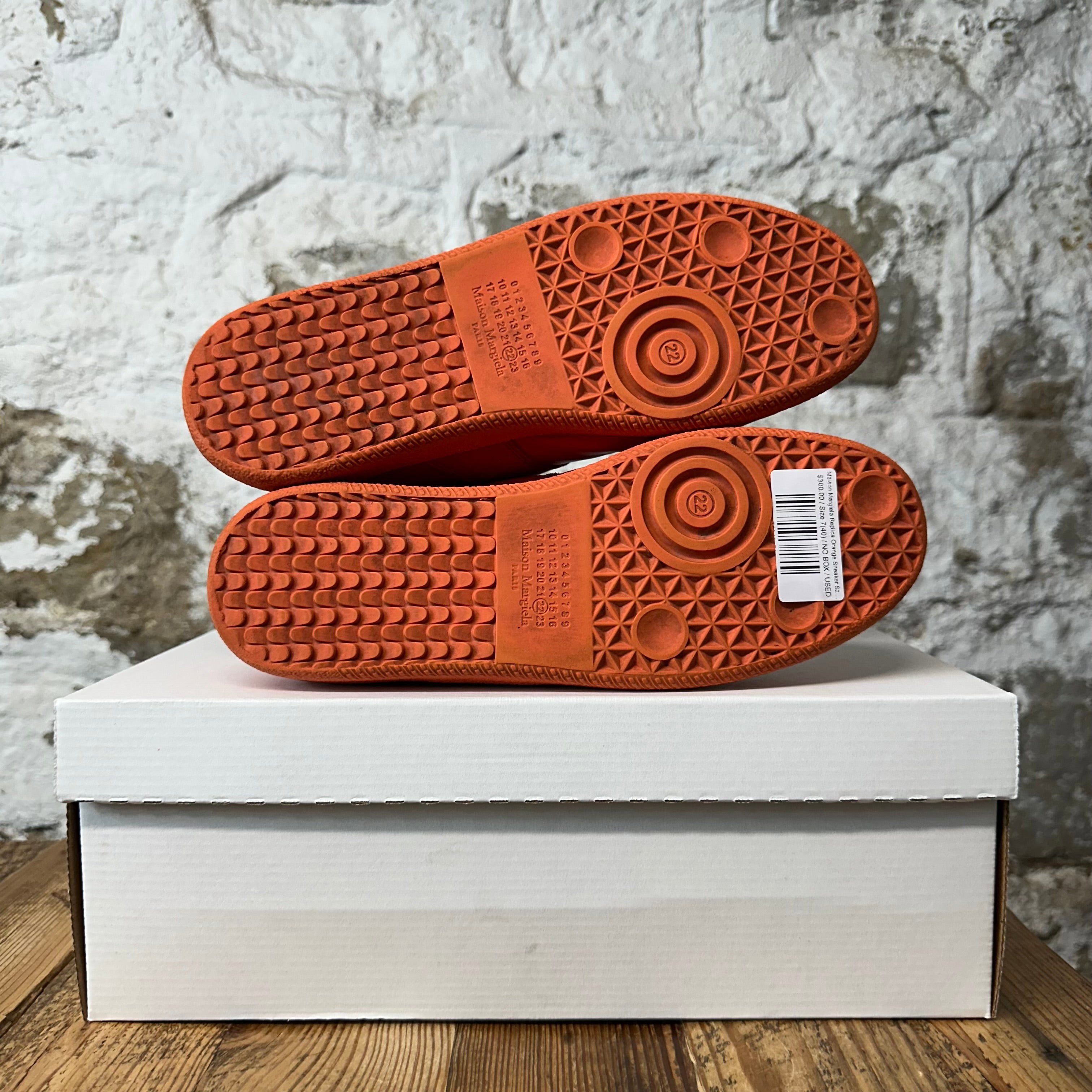 Maison Margiela Maison Margiela Replica Orange Sneaker Sz 7 (40) Size US 7 / EU 40 - 4 Thumbnail