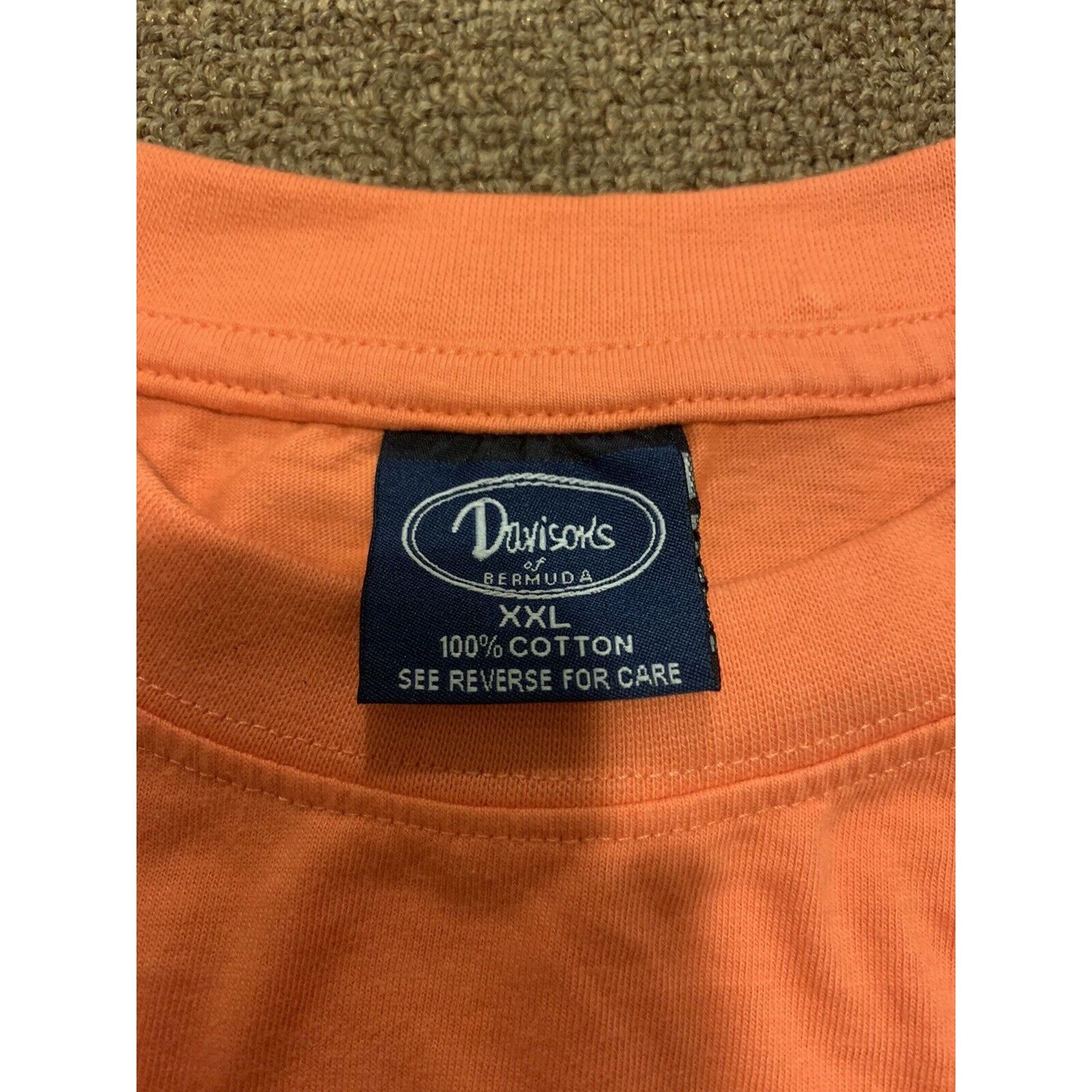 Other Vintage Davidson’s Of Bermuda Tshirt Men’s XXL Orange Size US XXL / EU 58 / 5 - 2 Thumbnail