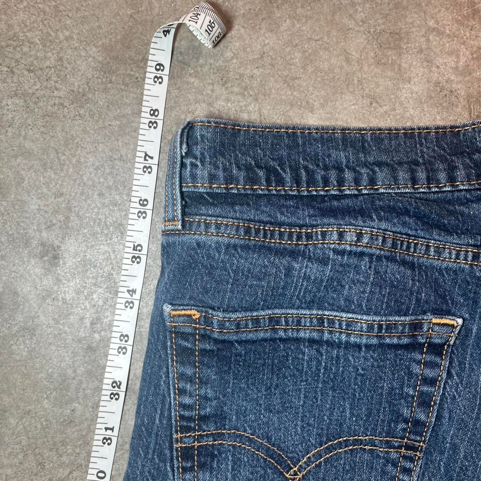 Levi's Levi’s 505 Blue Denim Regular Straight Fit Jeans Men’s Sz 32 Size US 32 / EU 48 - 6 Thumbnail