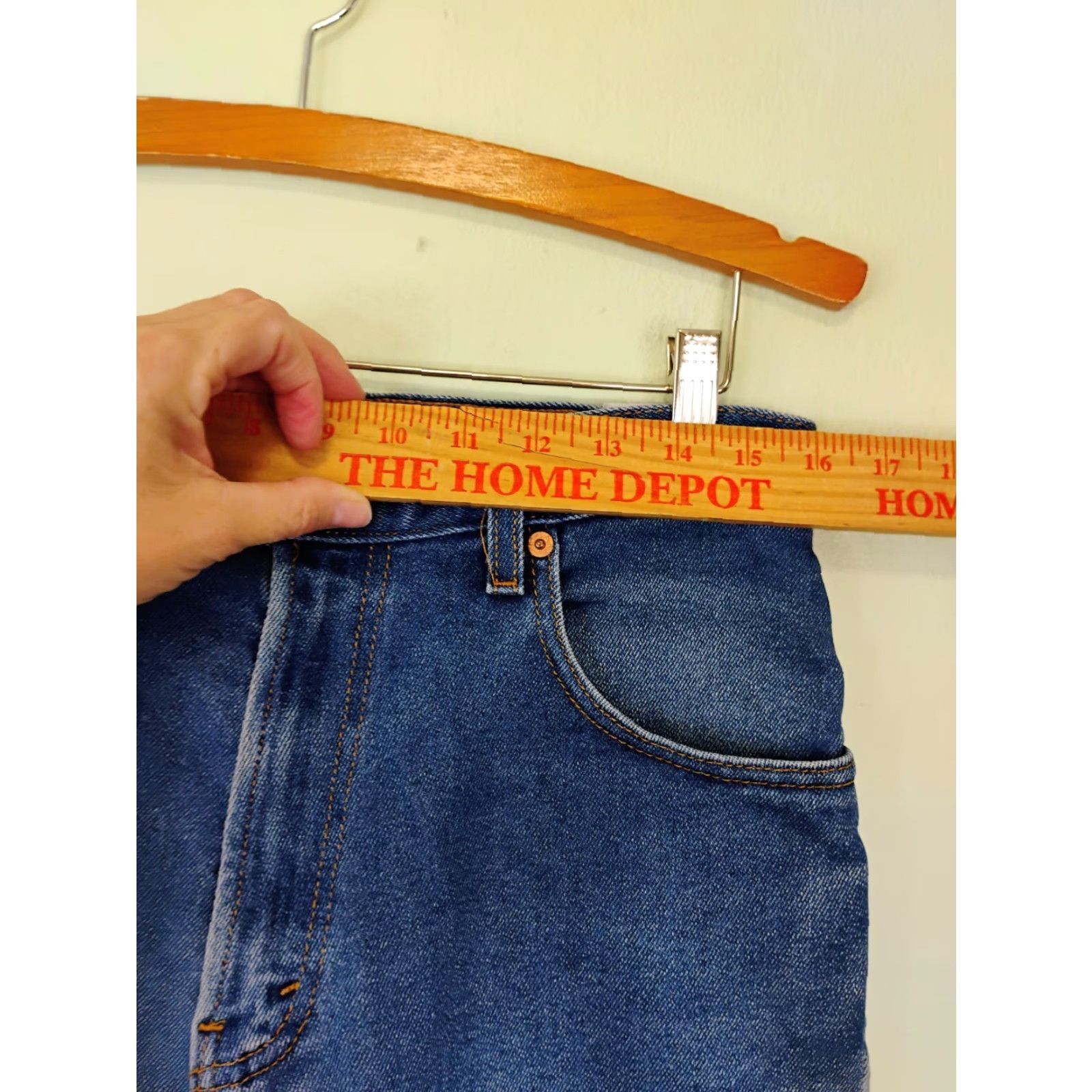 Levi's VINTAGE Levi's 517 Jeans Bootcut Denim Blue 32x33 Mens Regular 517 Model Size US 32 / EU 48 - 3 Thumbnail