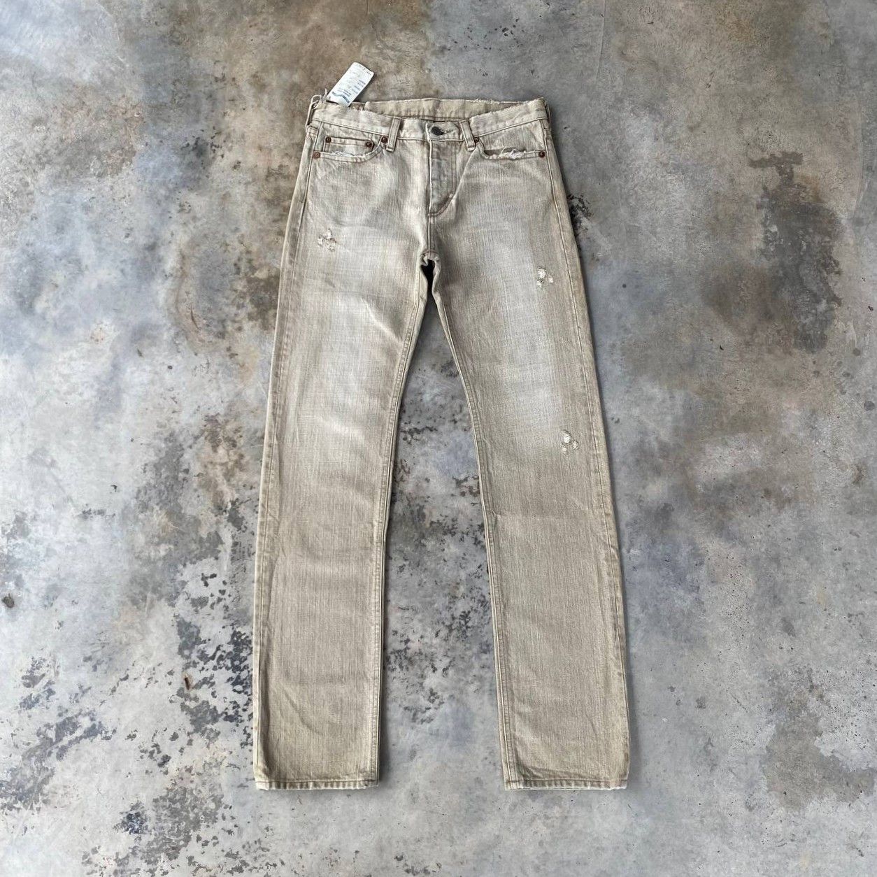Studio D'Artisan VINTAGE STUDIO DARTISAN PRISONER DENIM DISTRESSED W28 Size US 28 / EU 44 - 2 Thumbnail