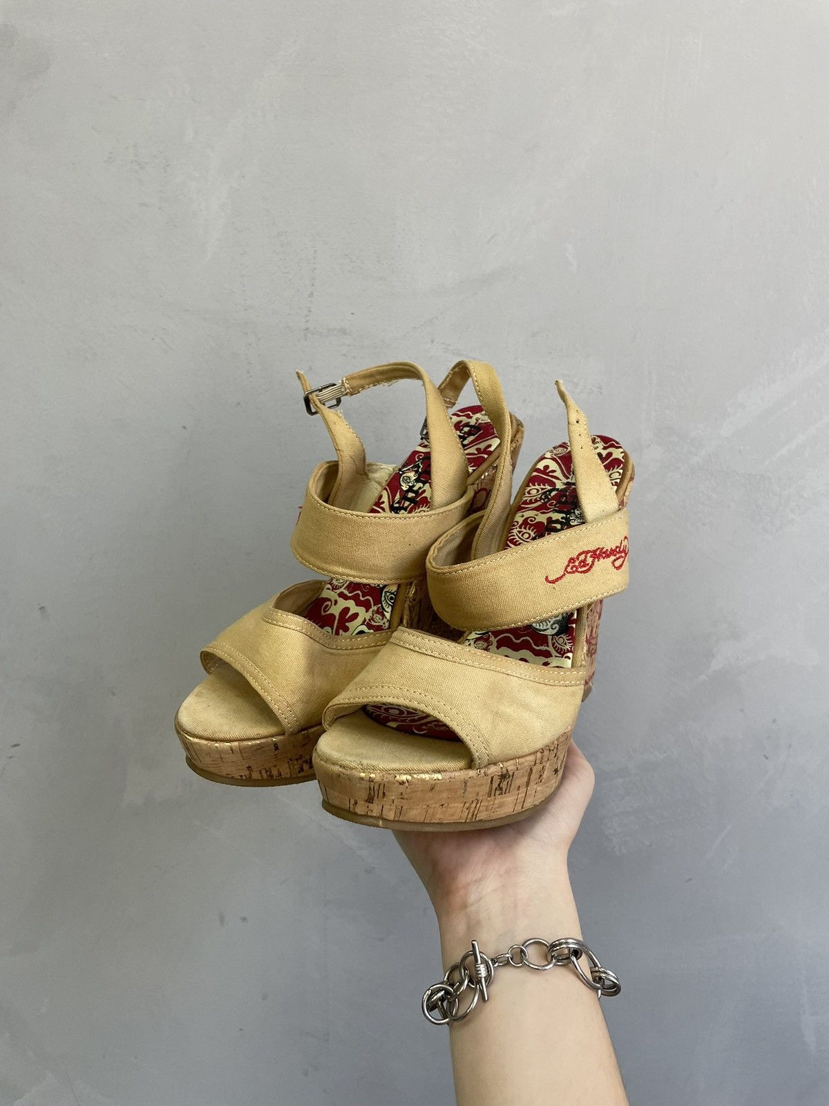 Ed Hardy Vintage heel edhardy Christian AUDIGier shoes fashion y2k Size US 7 / IT 37 - 3 Thumbnail