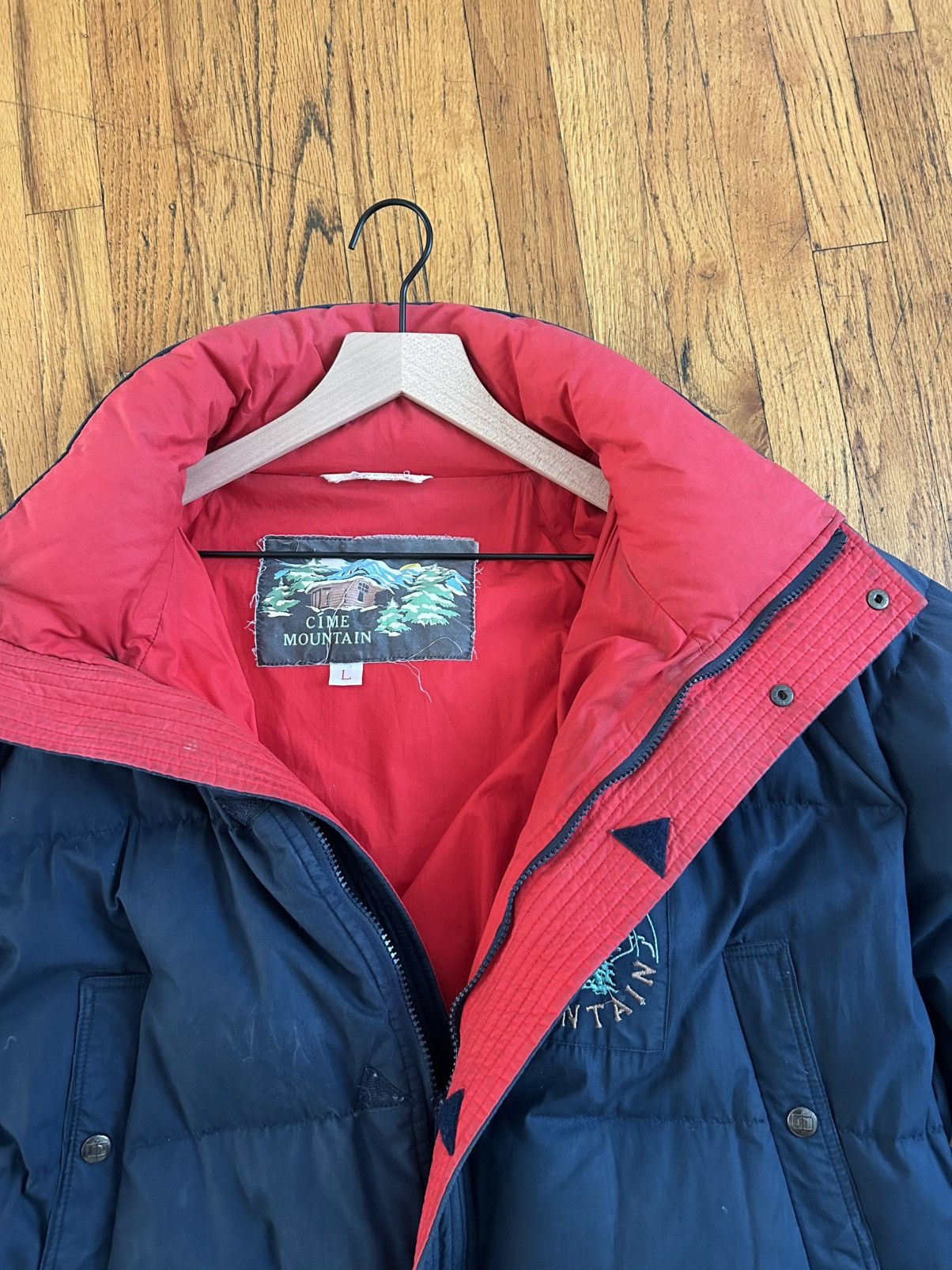 Vintage Vintage 1989 cime mountain heavy puffer jacket Size US L / EU 52-54 / 3 - 3 Thumbnail