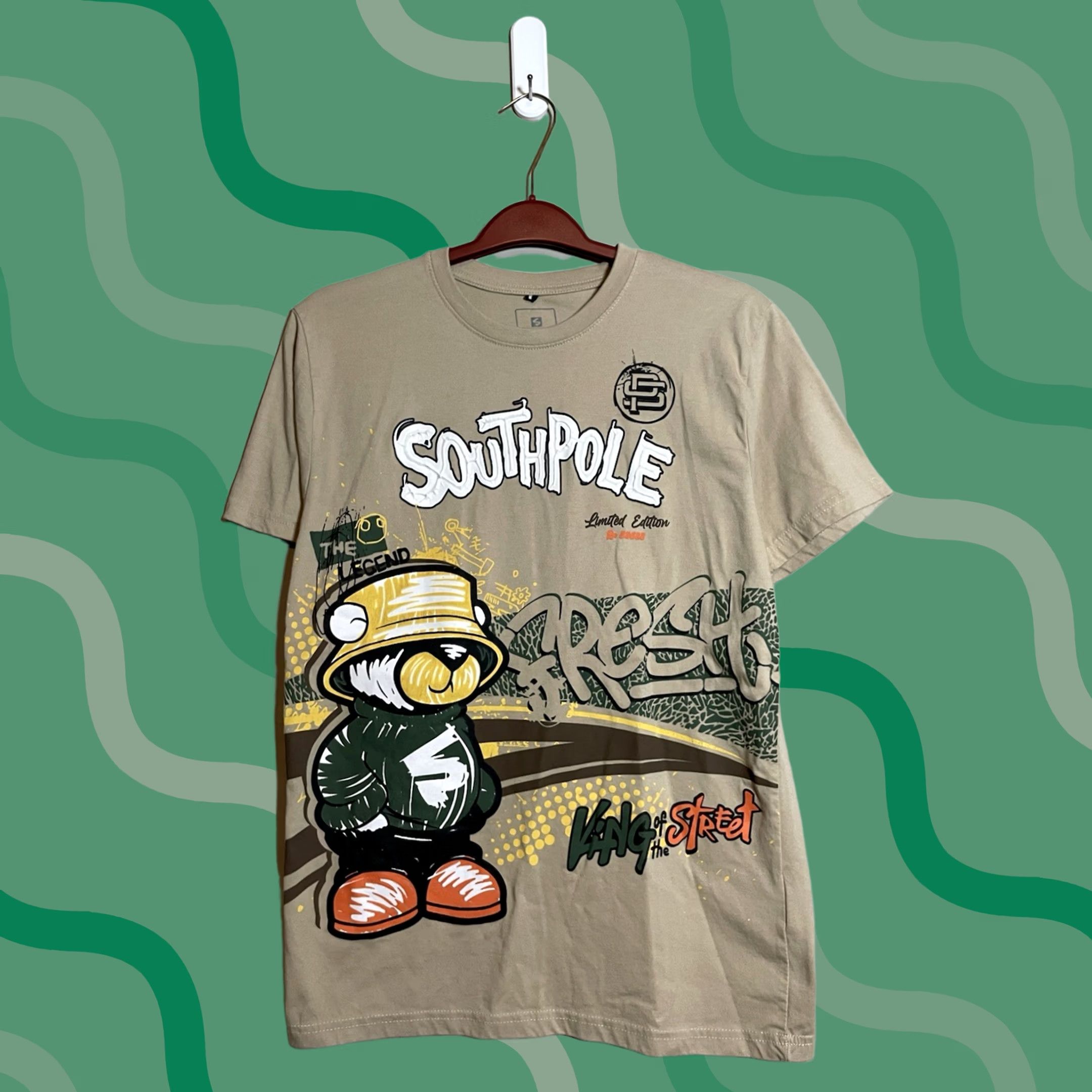 Southpole VINTAGE Southpole Graphic T-shirt Men's M Beige Limited Edition Size US M / EU 48-50 / 2 - 1 Thumbnail