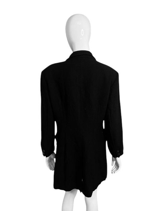Dolce & Gabbana × Vintage Dolce & Gabbana Women's Black Coat – Made in Italy – Size M Size M / US 6-8 / IT 42-44 - 2 Thumbnail