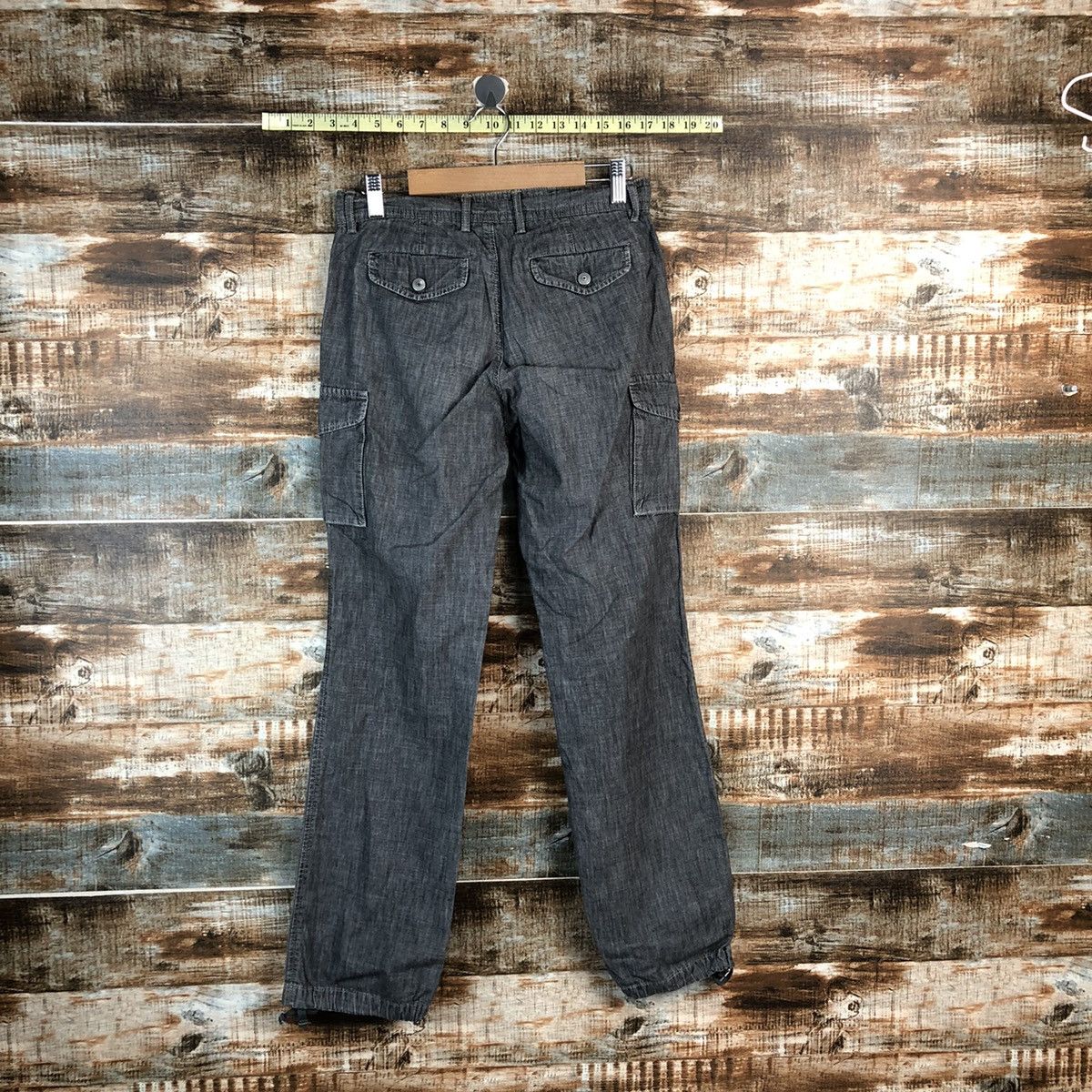Japanese Brand Et Boite Grey Cargo utility Multipocket Pants #A2438 Size 27" / US 4 / IT 40 - 15 Thumbnail