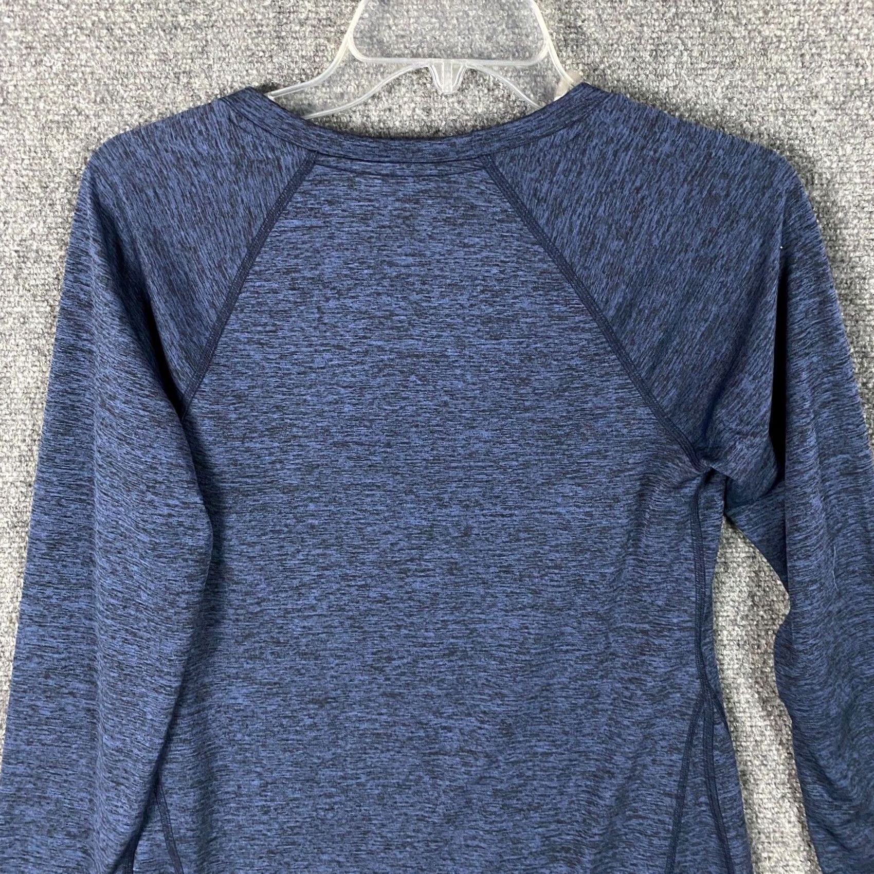 Vintage Ideology Top Women's T-Shirt Blue Long Sleeve 100% Polyester S Adults V-Neck Pullover Activewear Size S / US 4 / IT 40 - 7 Thumbnail