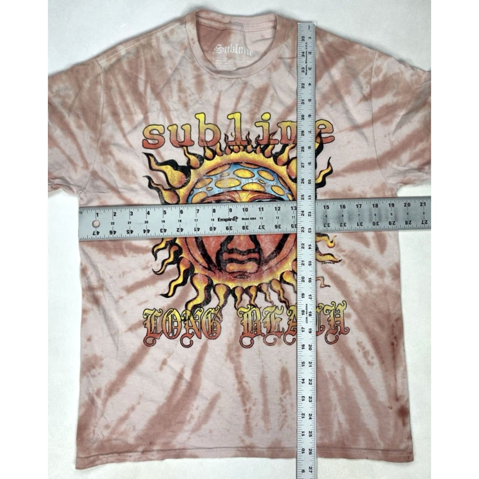 Pinko Sublime T-Shirt Women Medium Pink Tie Dye Crew Neck Short Sleeve Graphic Music 90s Vintage Boys Girls Mens Womens Size M / US 6-8 / IT 42-44 - 5 Thumbnail