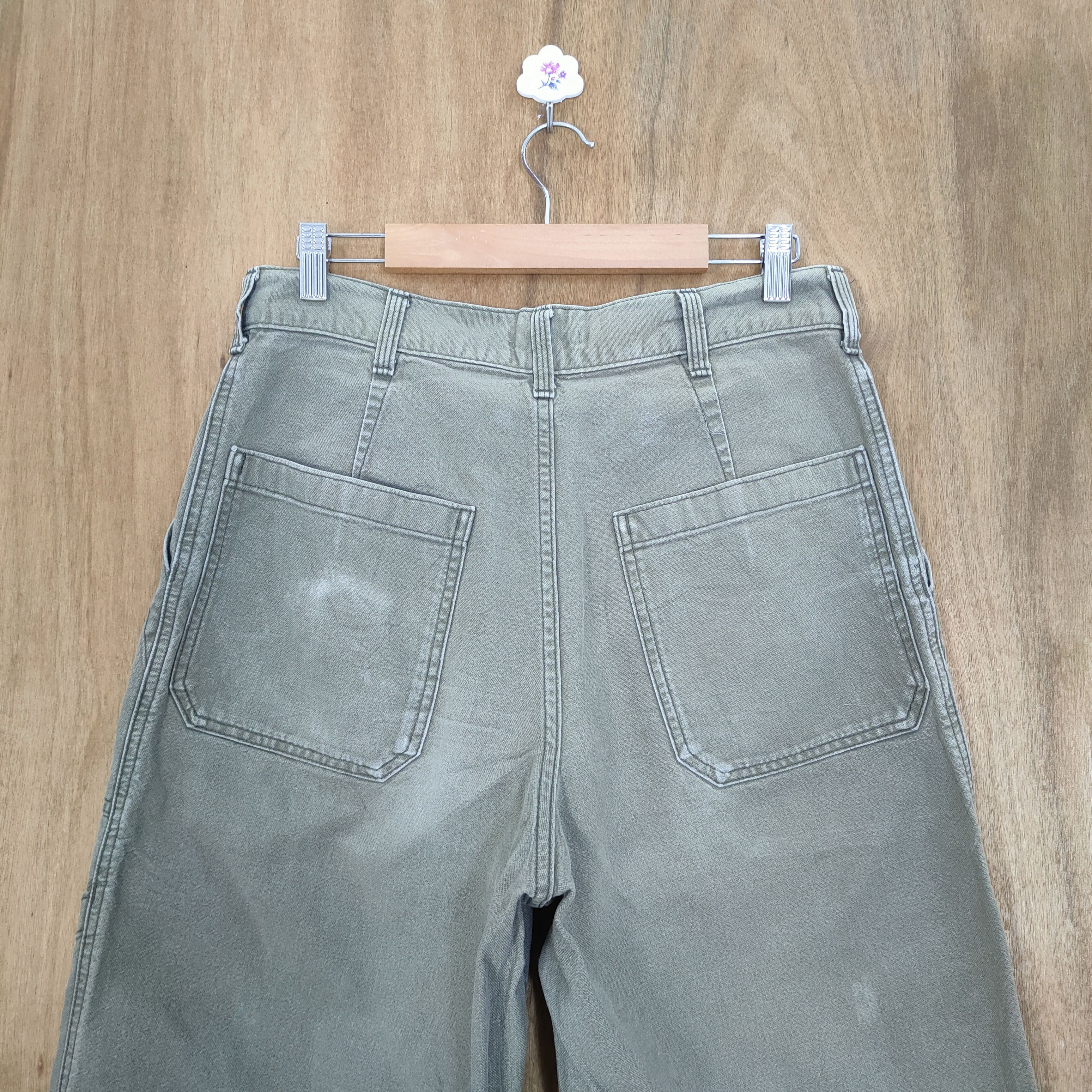 Japanese Brand VINTAGE JAPANESE BRAND FADED BAGGY CARGO PANTS Size US 30 / EU 46 - 8 Thumbnail