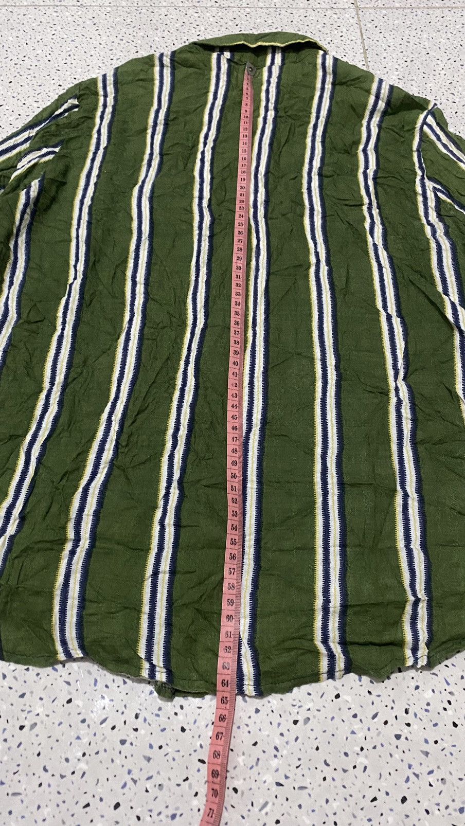 Japanese Brand Atmark Stripe Button Up Shirt Size M / US 6-8 / IT 42-44 - 13 Thumbnail