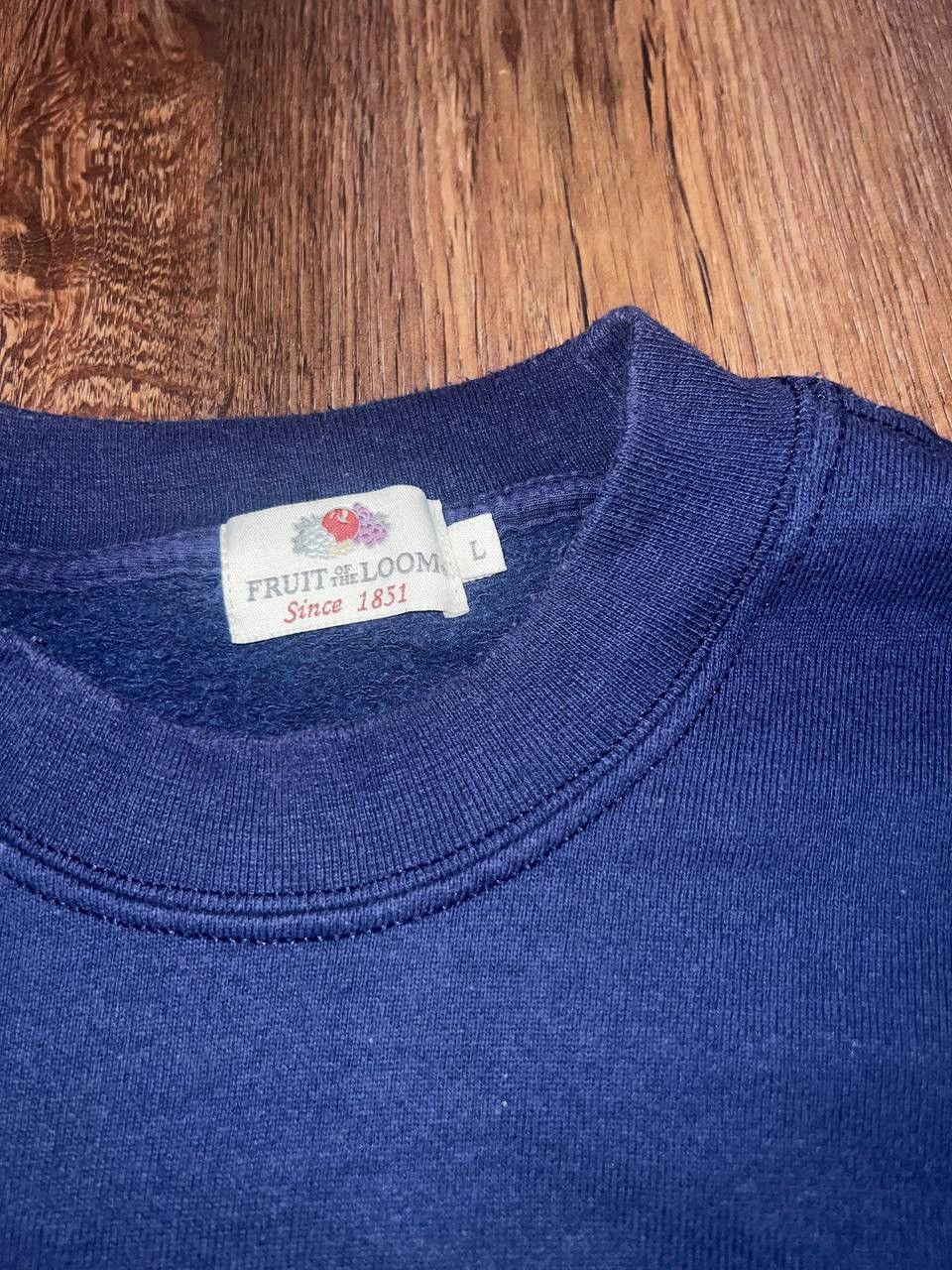 Fruit Of The Loom × Vintage So Many Books So Little Time Wording FOTL Vintage Sweatshirt Size US L / EU 52-54 / 3 - 7 Thumbnail