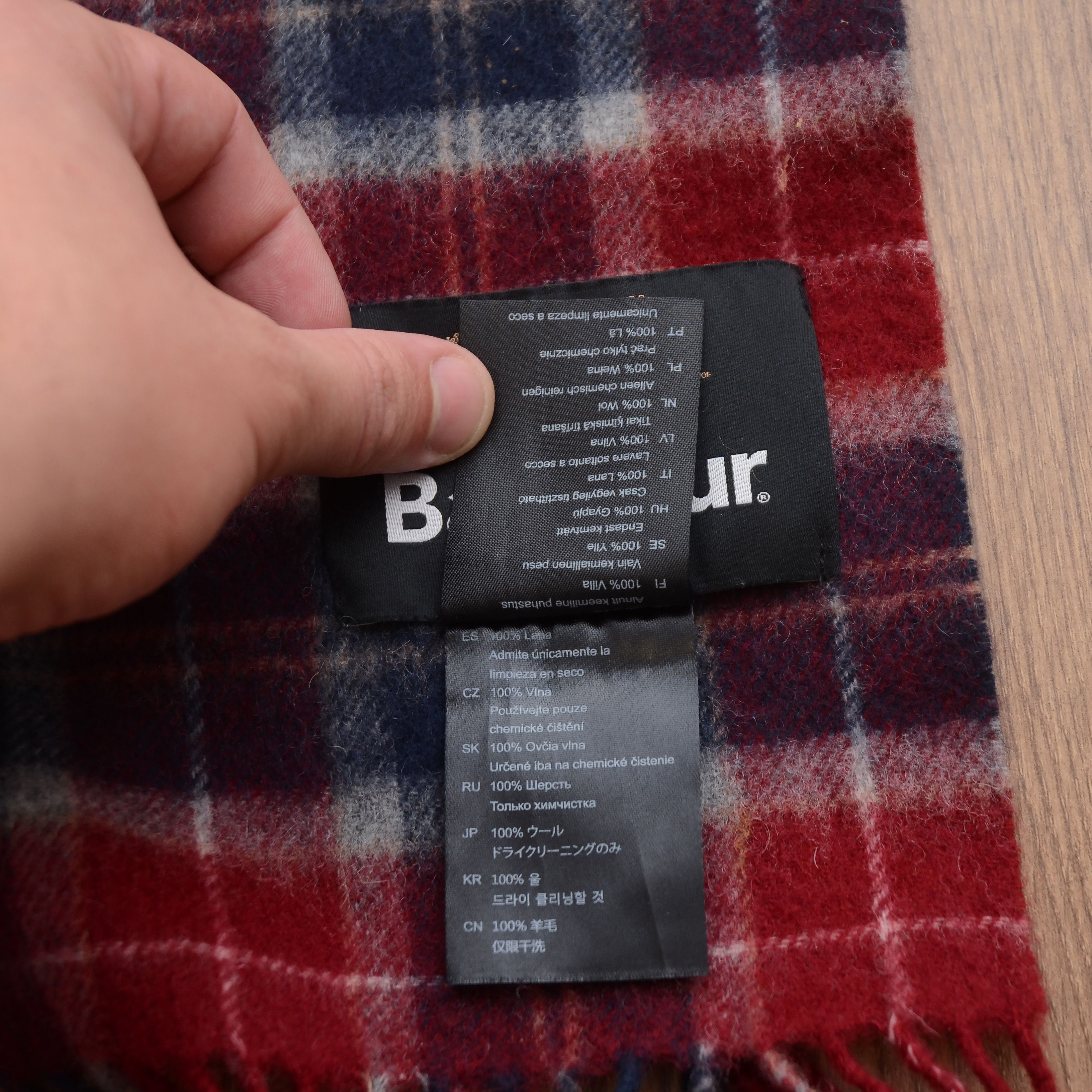 Barbour Barbour Winter Tartan Nova Check 100% Lambswool Scarf Unisex Size ONE SIZE - 10 Thumbnail