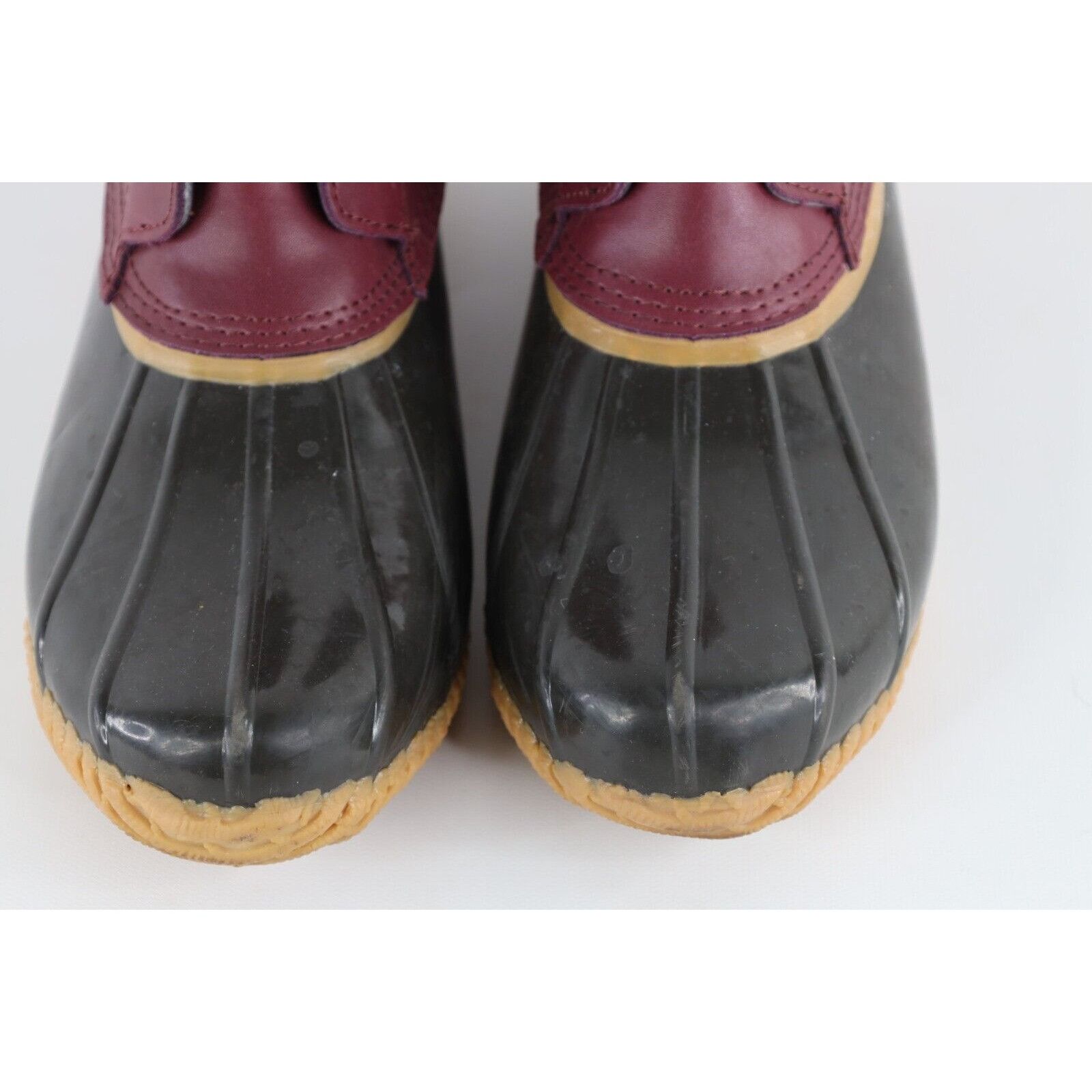 Lands' End Vintage Lands End Waterproof Leather Rubber Duck Boots Size US 10 / IT 40 - 3 Thumbnail