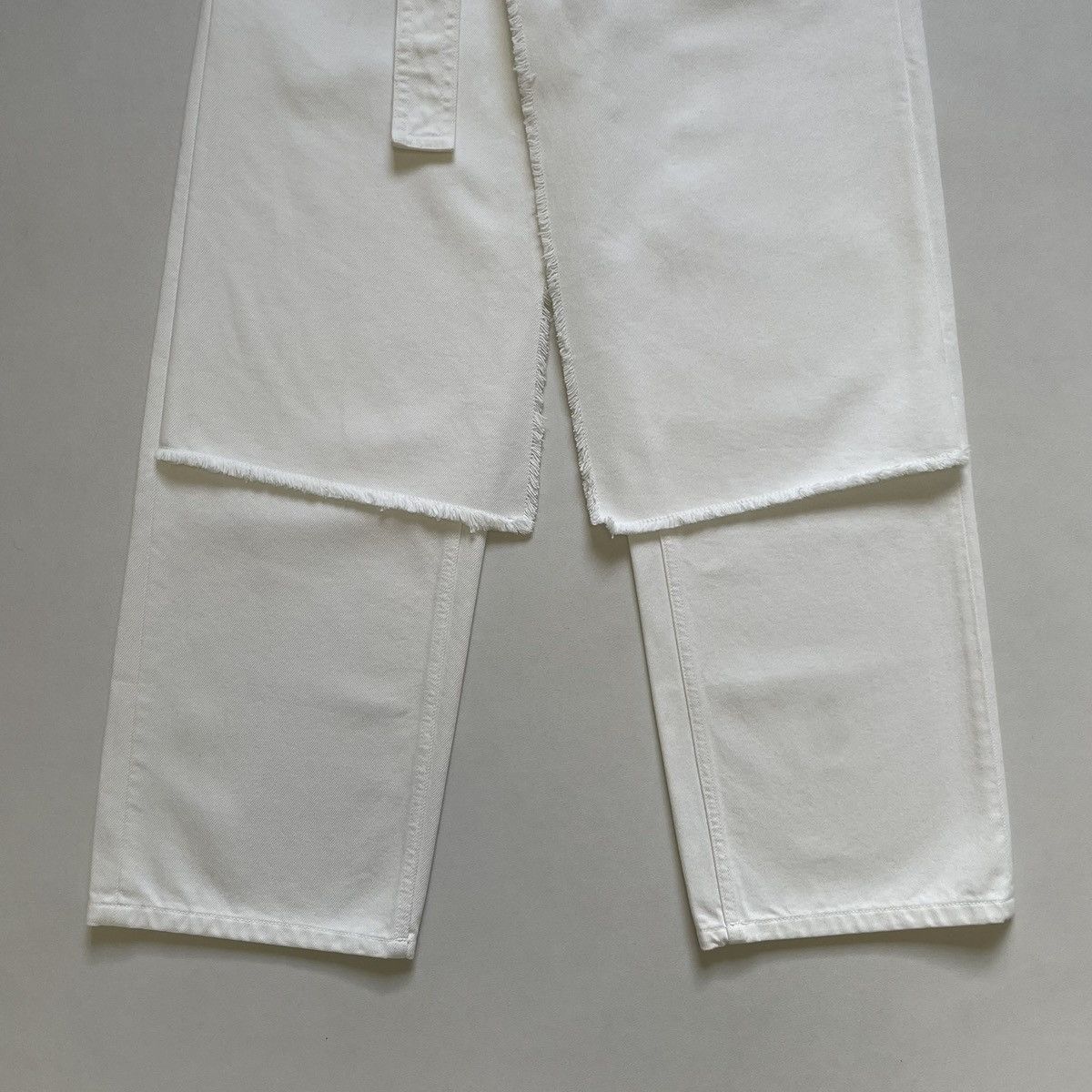 Dries Van Noten Wide Leg Double Layer ‘Skirt’ Denim Jeans Size US 32 / EU 48 - 12 Thumbnail