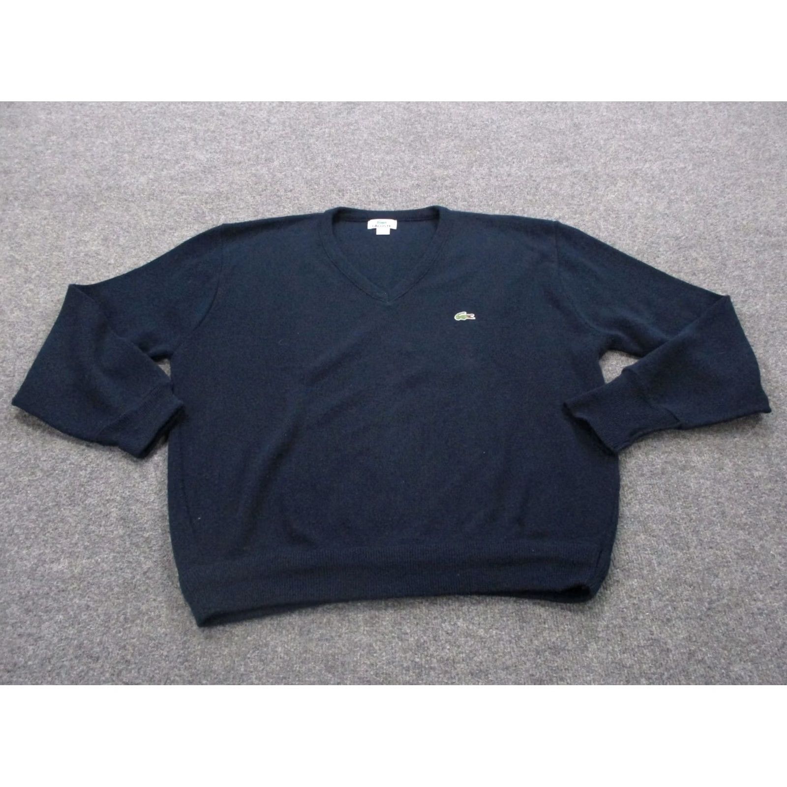 Lacoste VINTAGE Lacoste Sweater Mens XL Blue Acrylic Golf Pullover Logo US Made Size US XL / EU 56 / 4 - 2 Thumbnail