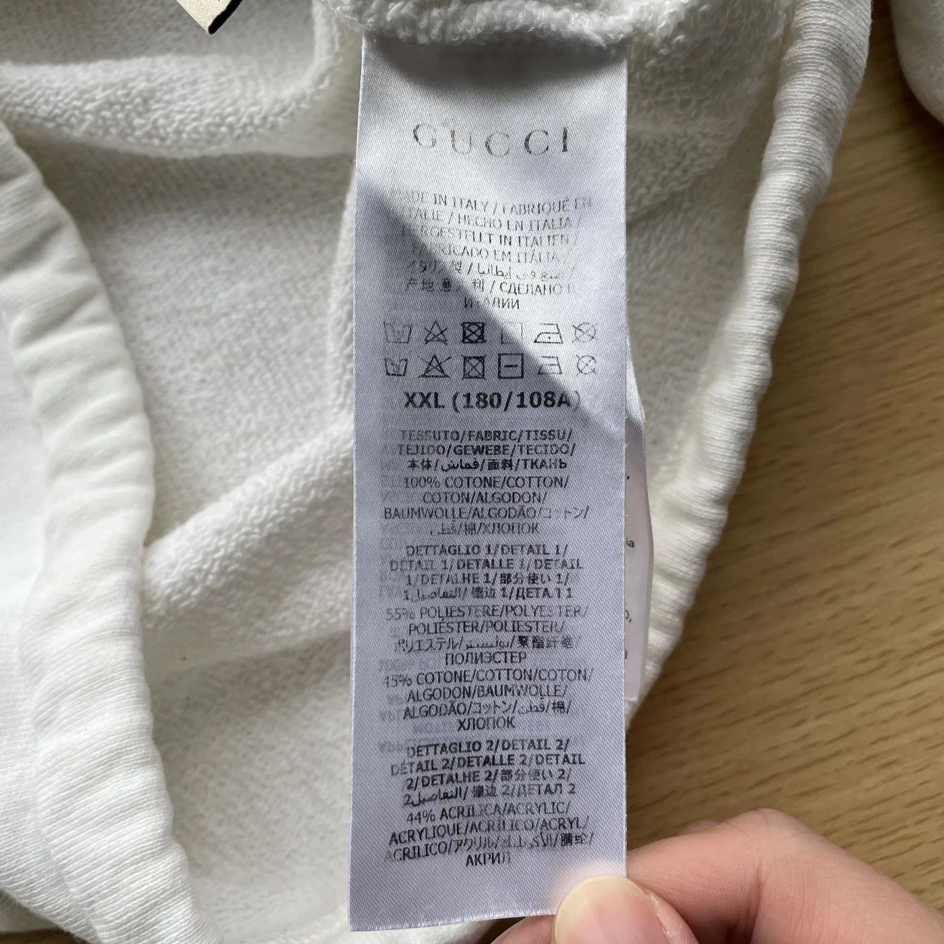 Gucci Gucci Web White Stripe Sweatshirt XXL 99 New Rare Size US XXL / EU 58 / 5 - 7 Thumbnail