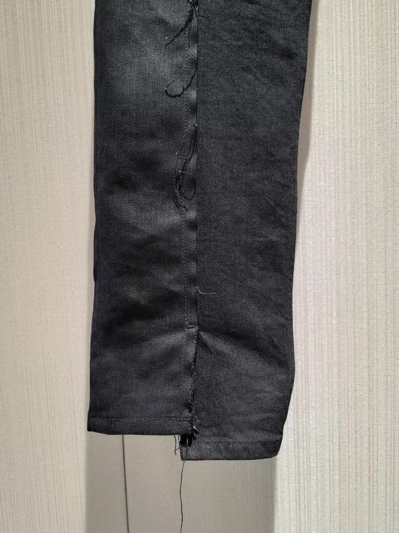 Maison Margiela Maison Margiela Black paneled jeans Size US 32 / EU 48 - 4 Thumbnail