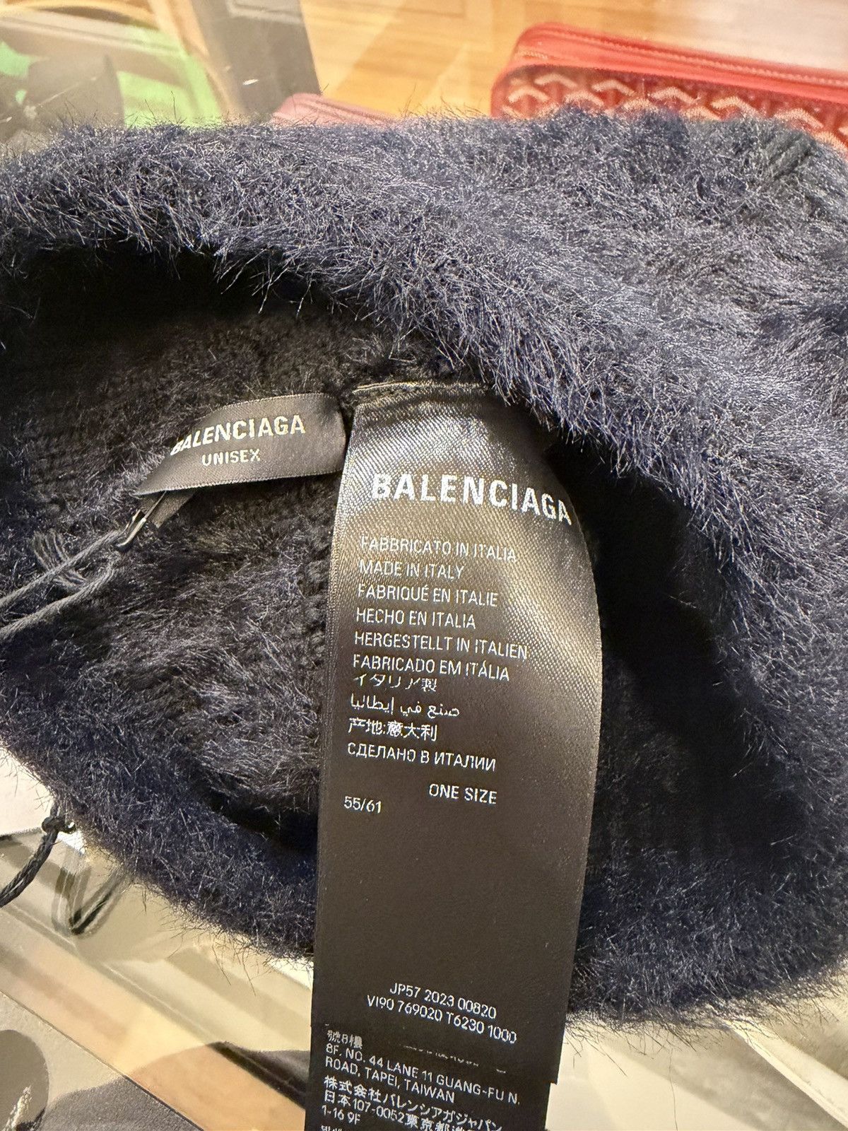 Balenciaga Balenciaga BB Wool Blend Beanie - Black Size ONE SIZE - 4 Thumbnail
