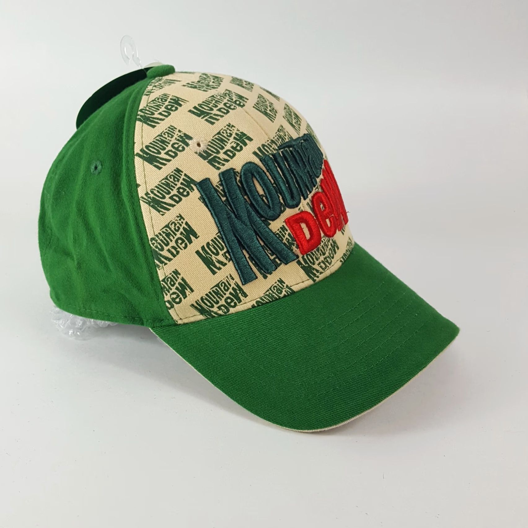 Etro VINTAGE Mountain Dew Baseball Cap Hat Size Large Green Retro Y2K Gaming Mens Size ONE SIZE - 4 Thumbnail
