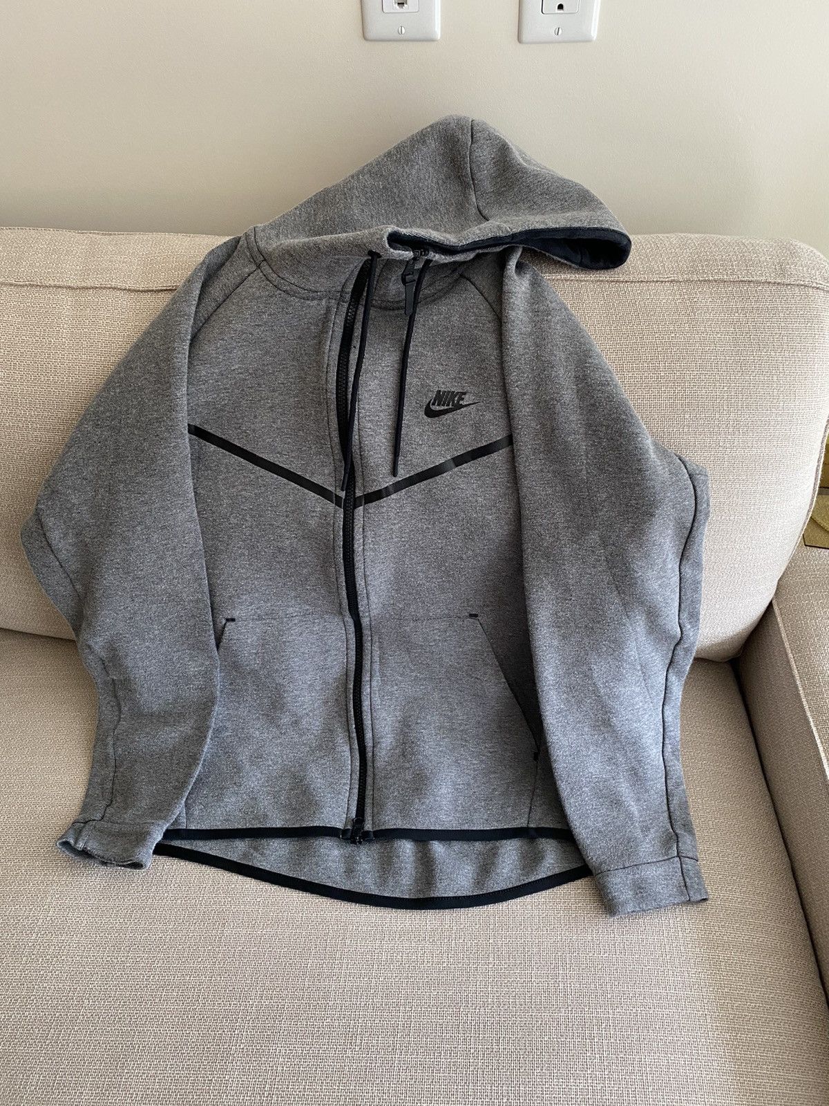 fleece nike zip up