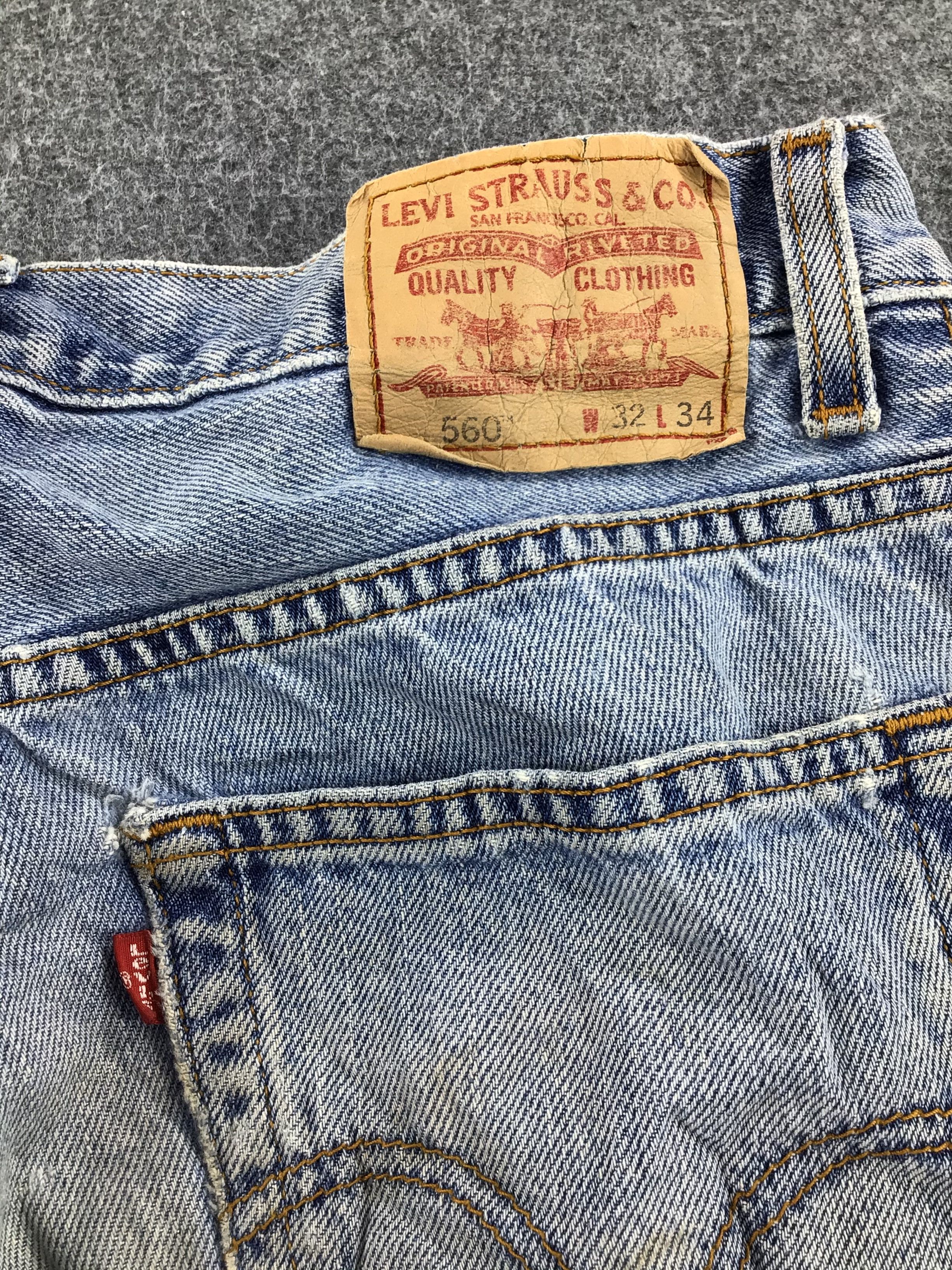 Levi's Vintage Levis 560 Jeans-JM547 Size US 31 - 6 Thumbnail