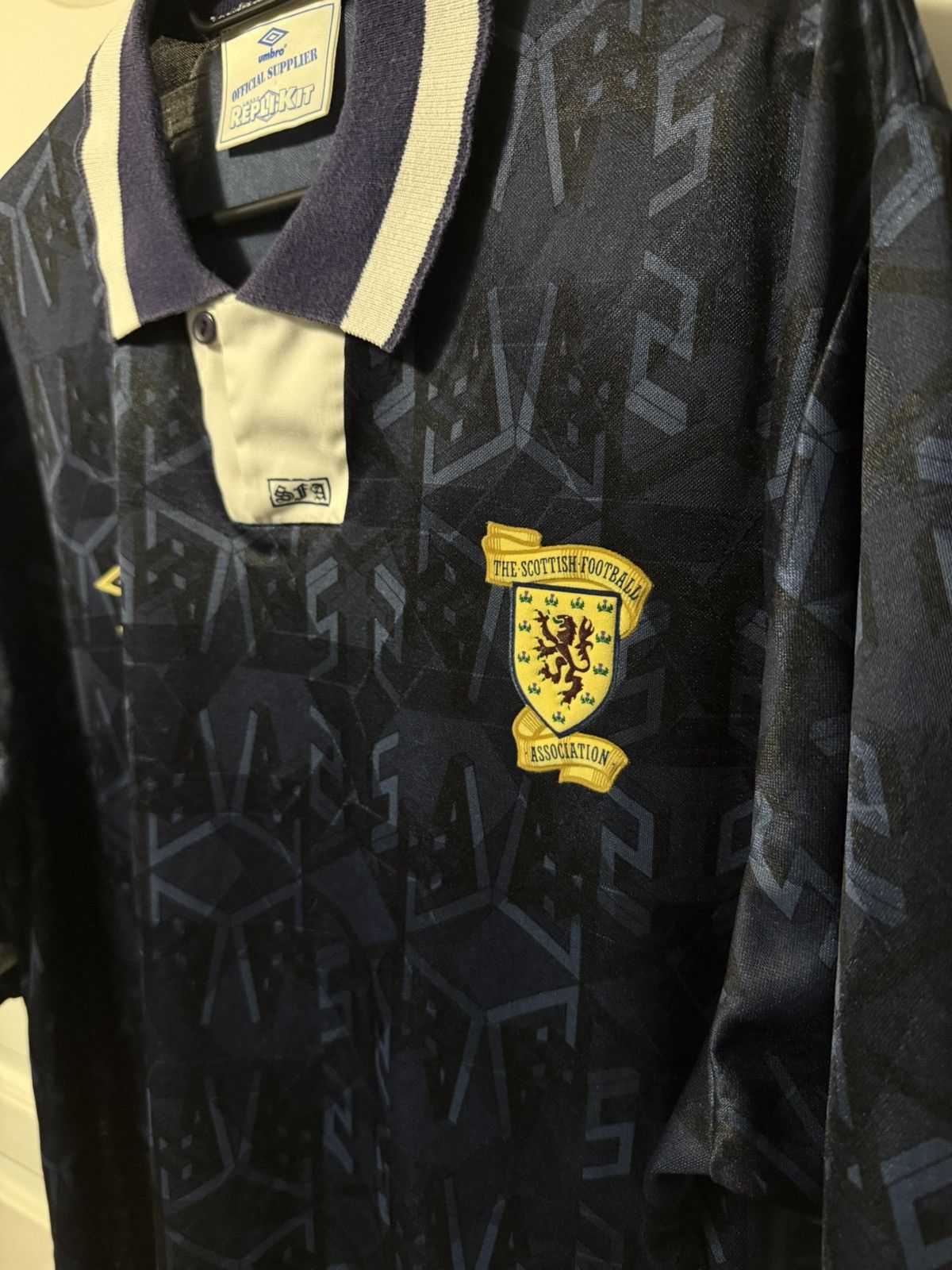 Umbro Scotland 1991-1994 Home Kit Authentic XL Size US XL / EU 56 / 4 - 9 Thumbnail