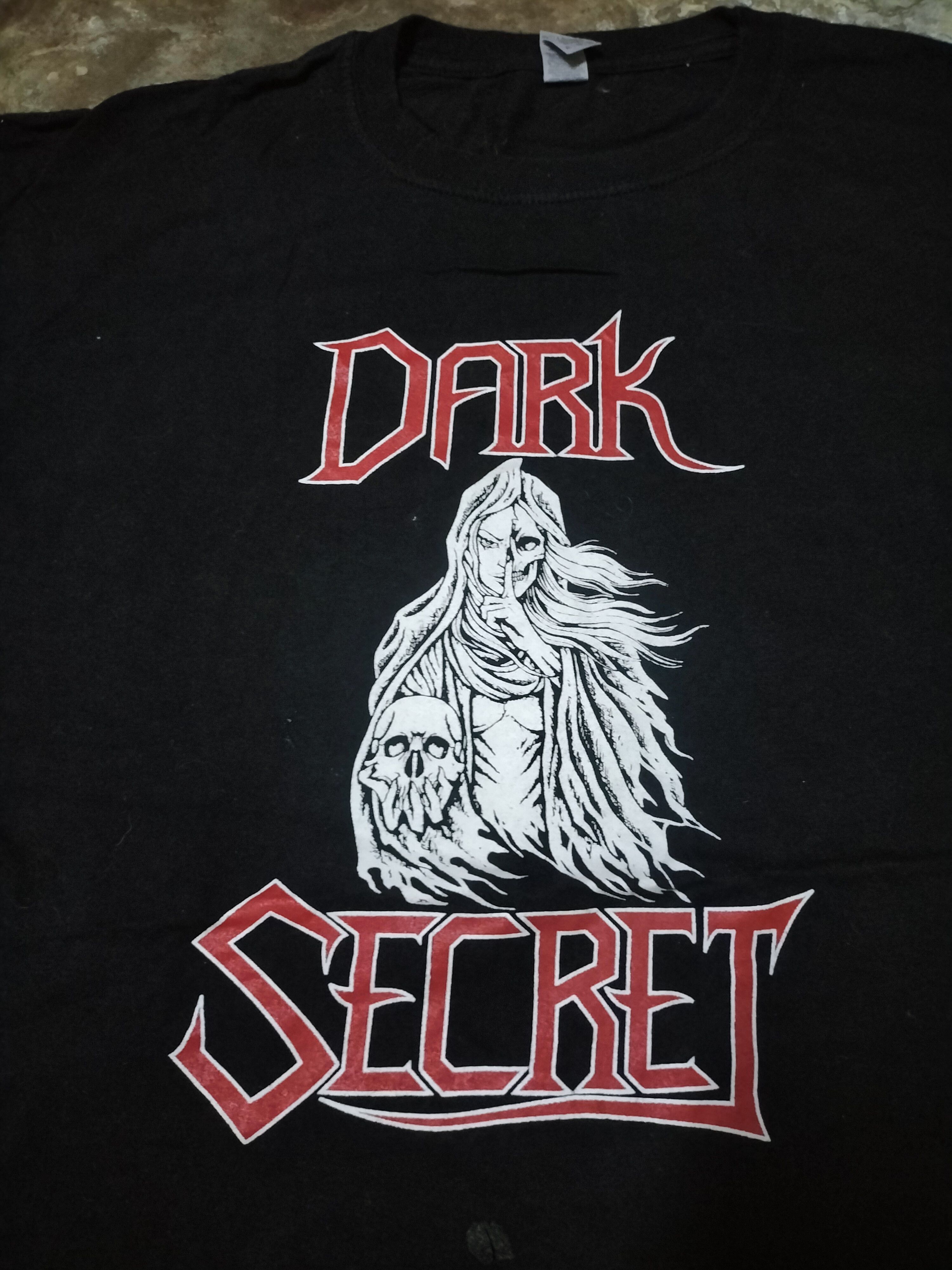 Band Tees The Dark Secret Album The Secret is Out 2021 Metal Code band Size US XL / EU 56 / 4 - 1 Thumbnail