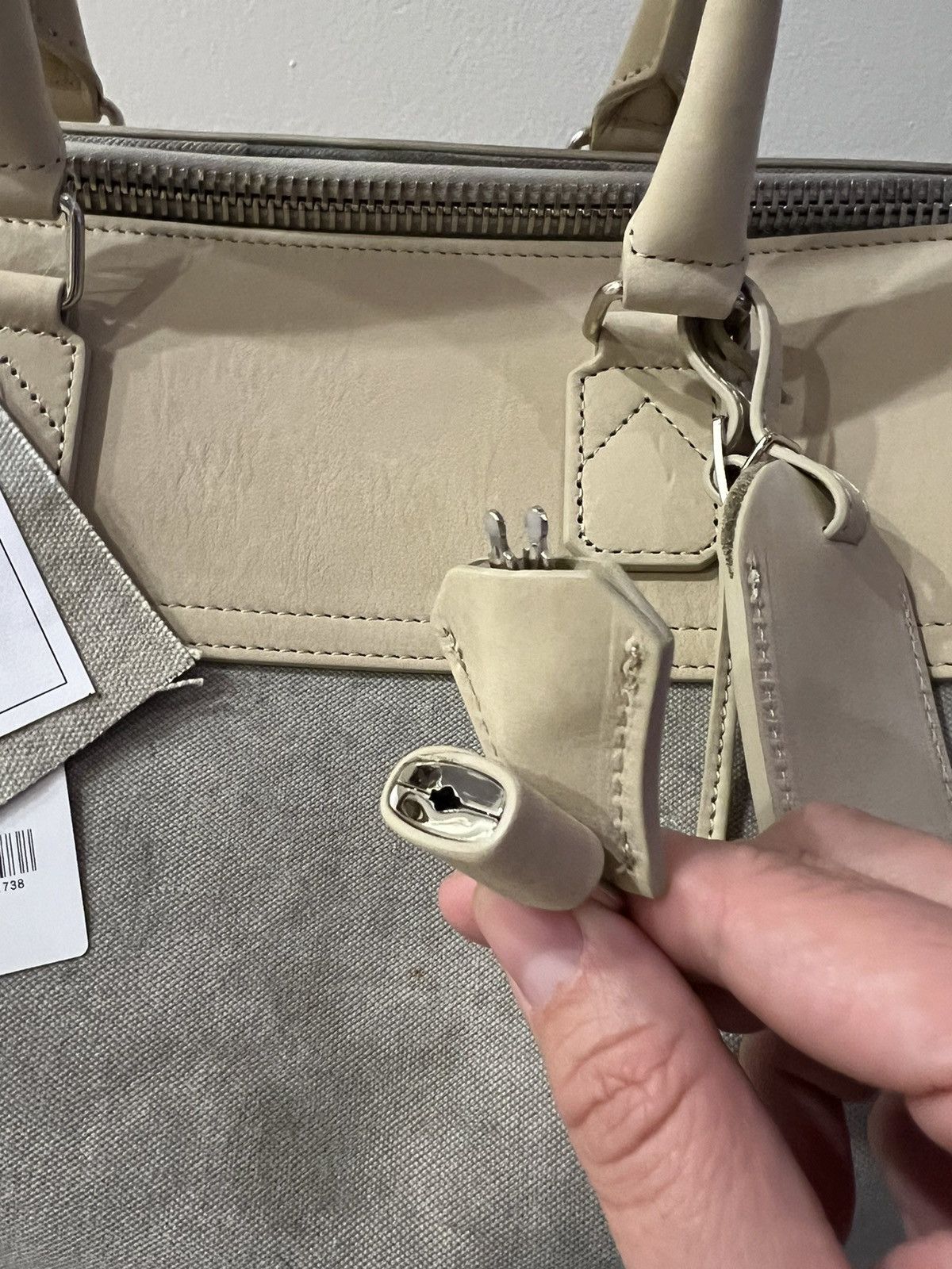 READYMADE Readymade Gym Bag Large Beige Cream BNWT Size ONE SIZE - 6 Thumbnail