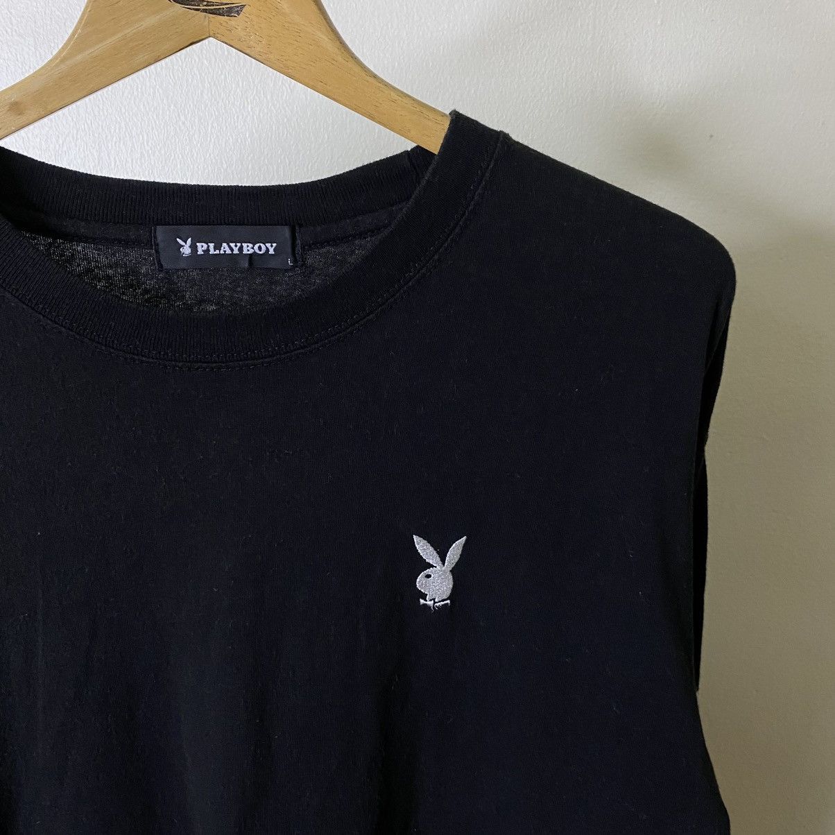 Playboy Y2K Playboy Adult Magazine Promo Tee Sexy Sleeves Hit Size US L / EU 52-54 / 3 - 2 Thumbnail