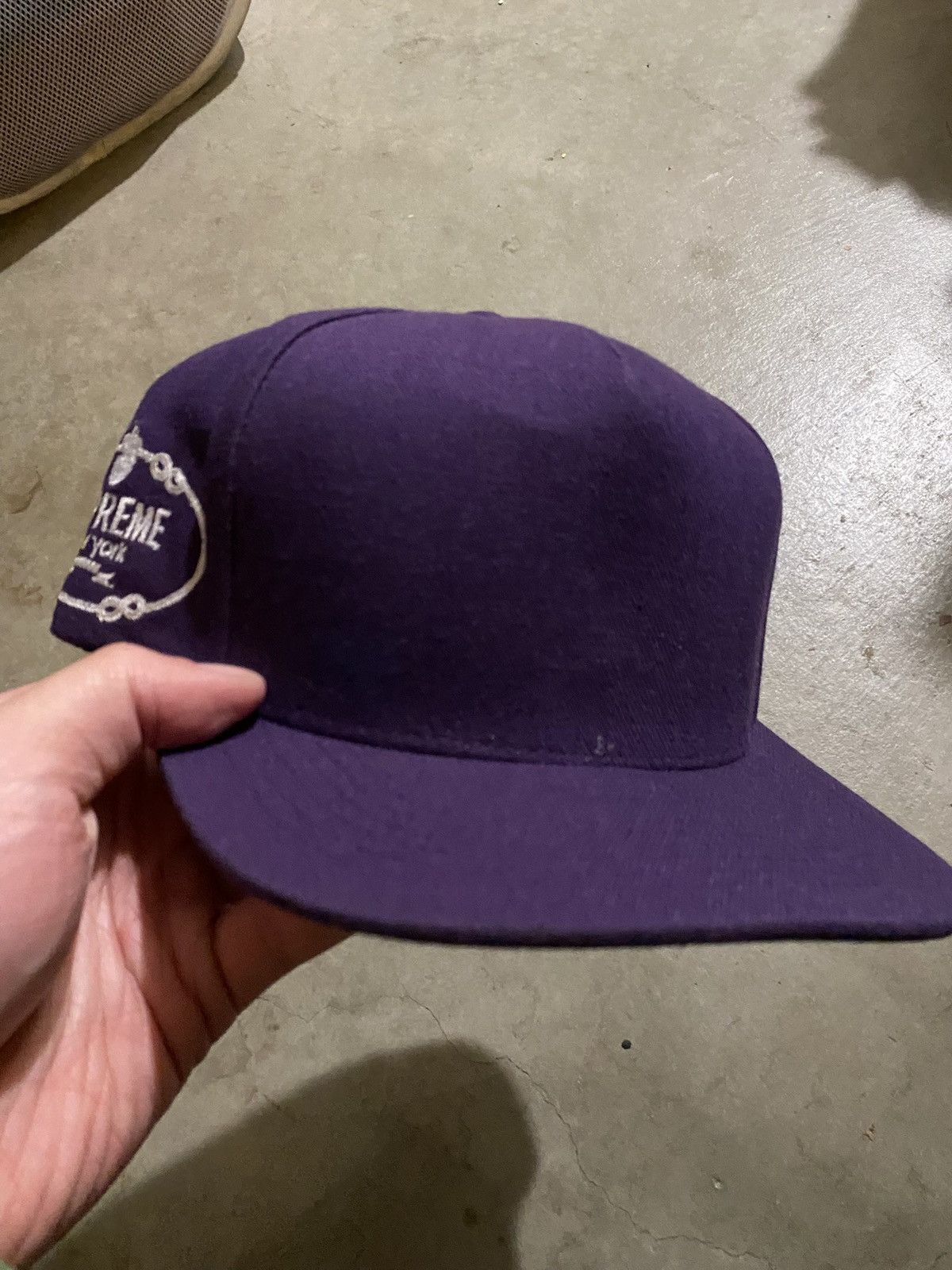 Supreme Supreme Hat Purple Starter Crest Side Logo 5 Panel Size ONE SIZE - 1 Thumbnail