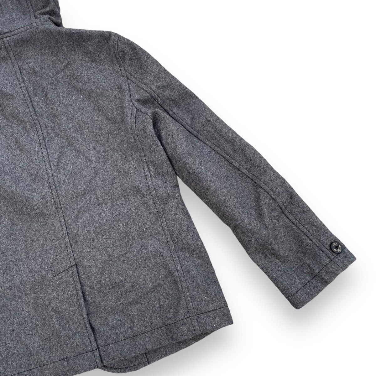 Issey Miyake 🇯🇵 FRAPBOIS FULL ZIP HOODIE WOOL DUFFLE JACKET Size US M / EU 48-50 / 2 - 11 Thumbnail
