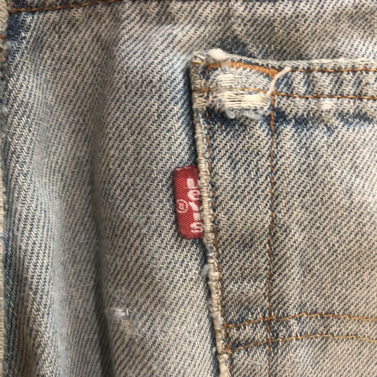 Levi's × Vintage 501 Button 552 Distress Denim Pants Size US 28 / EU 44 - 8 Thumbnail