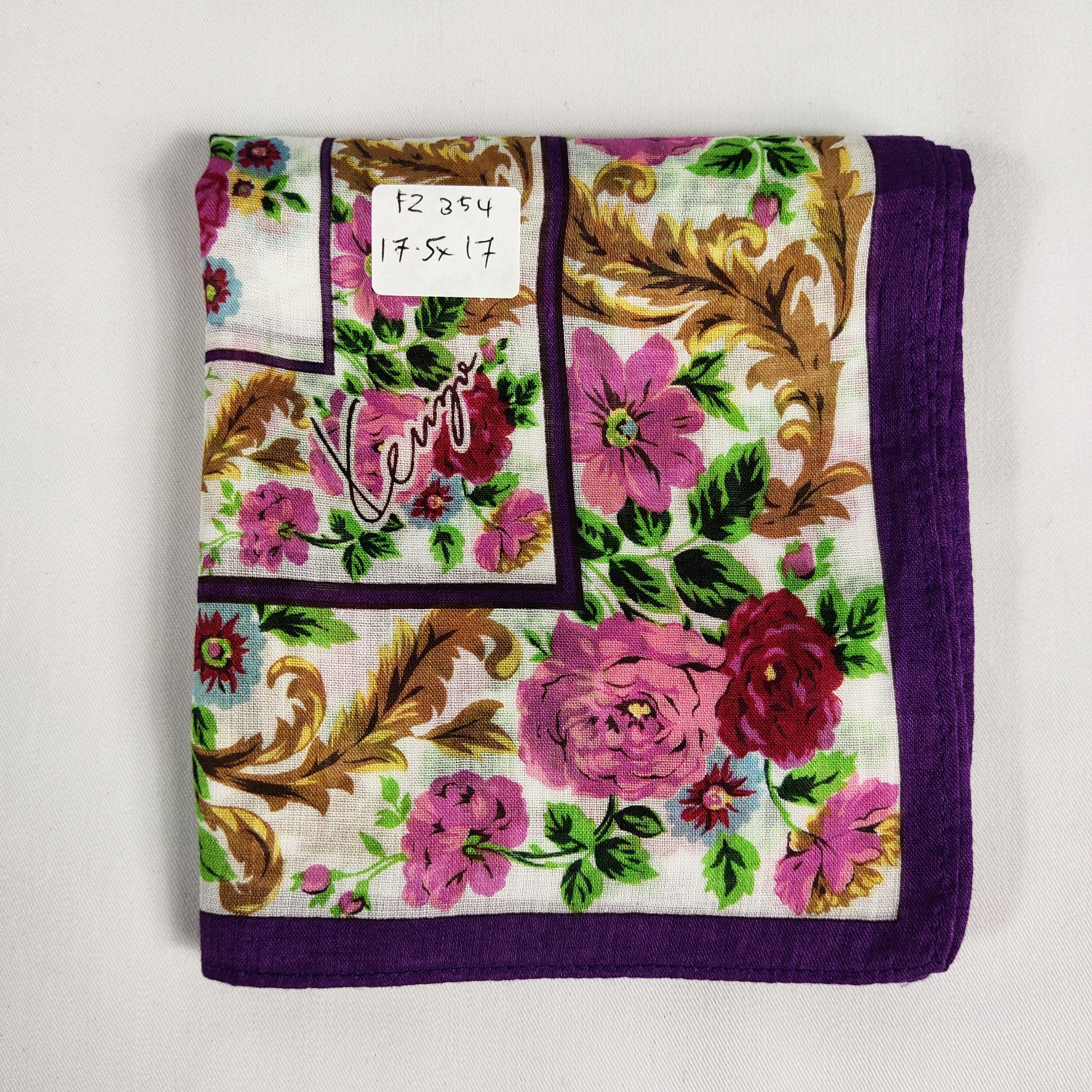 Kenzo × Vintage Kenzo Handkerchief / Neckerchief / Bandana FZ354 Size ONE SIZE - 2 Thumbnail