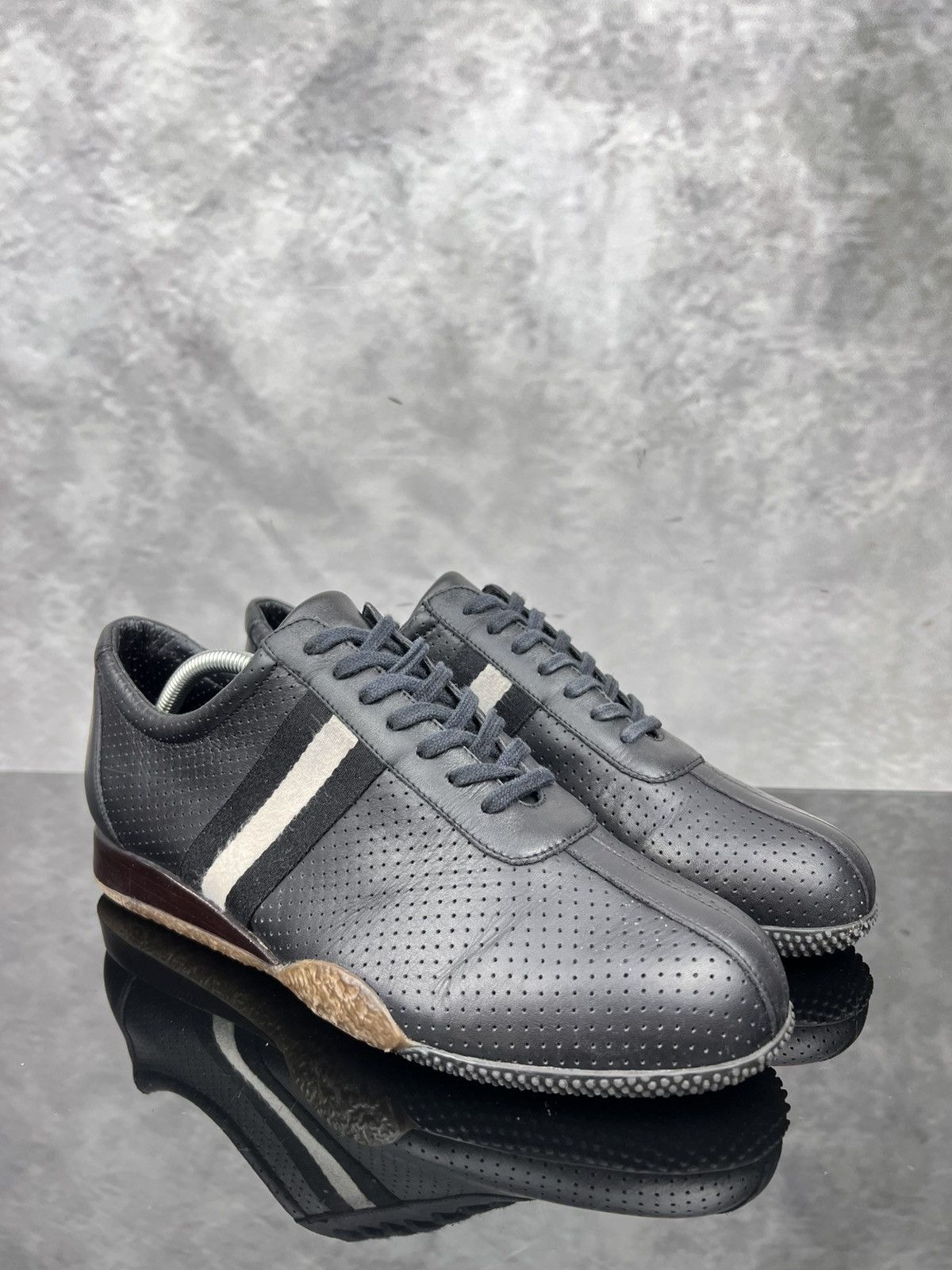 Bally Bally Free-M Black Leather Sneakers Men’s Size US 9.5 | 42.5 Size US 9.5 / EU 42-43 - 1 Thumbnail