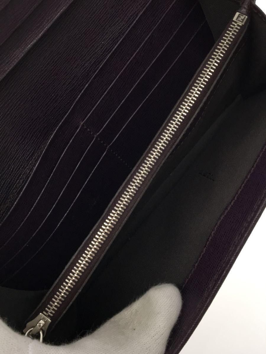 Fendi Fendi Leather Long Wallet Purple Size ONE SIZE - 6 Thumbnail
