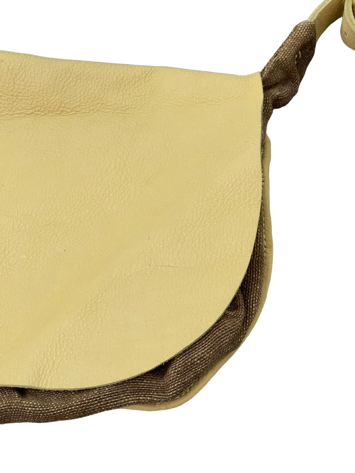 Handmade Leather Cross Body Bag Koos Handcraft Woven Cotton 2🟩 Size ONE SIZE - 6 Thumbnail