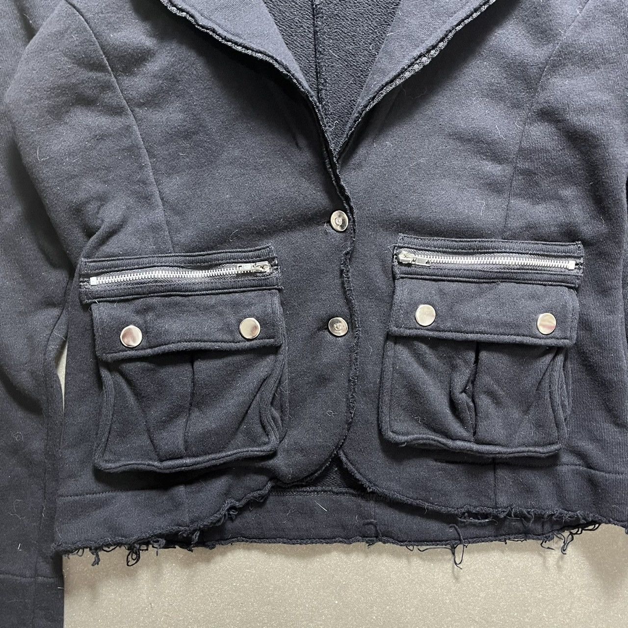 If Six Was Nine × Japanese Brand × Le Grande Bleu (L.G.B.) TRPP GIRL Japanese Brand Fleece Blazer Jacket Size L / US 10 / IT 46 - 3 Thumbnail