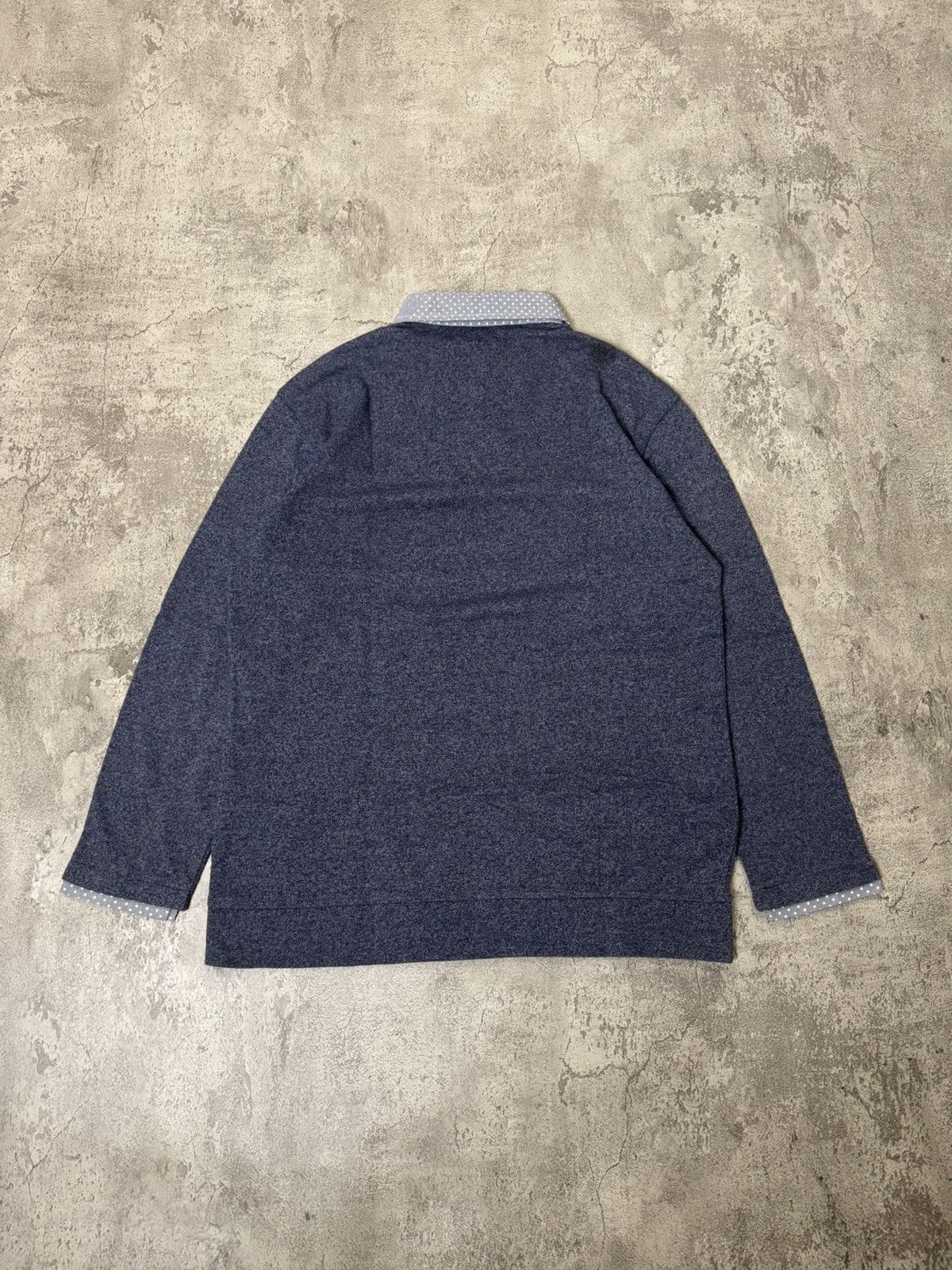 Japanese Brand CERINI BY PAT DOUBLE LAYER STRIPED LONGSLEEVE Size US M / EU 48-50 / 2 - 4 Thumbnail