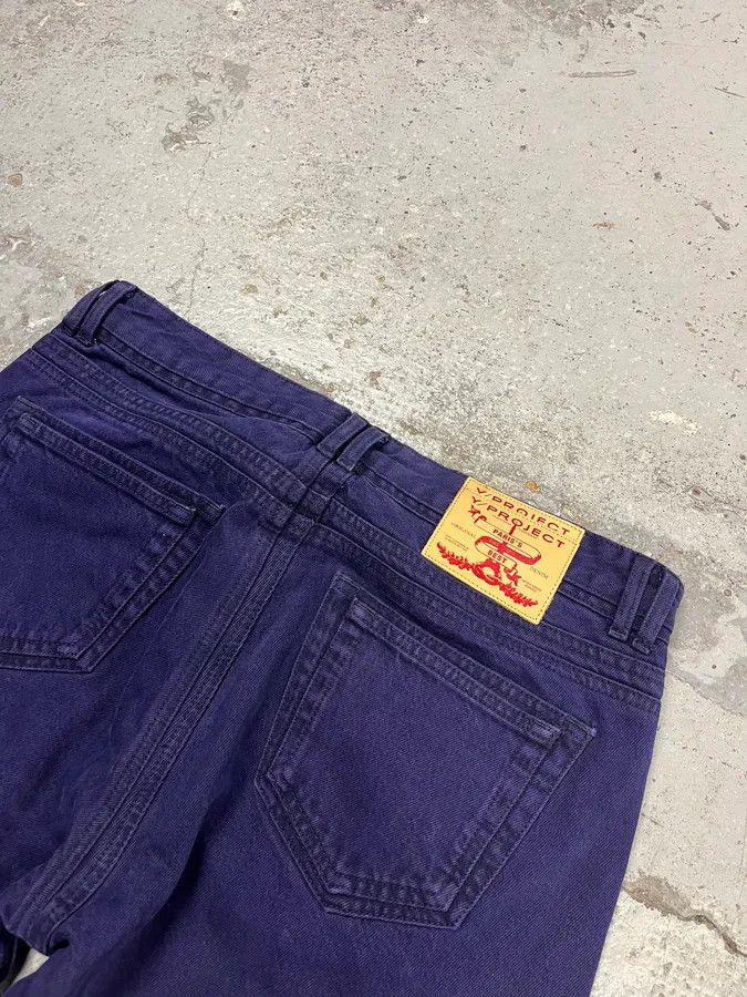 Y/Project Y-Project Double Layering Purple Denim Jeans Size US 34 / EU 50 - 9 Thumbnail