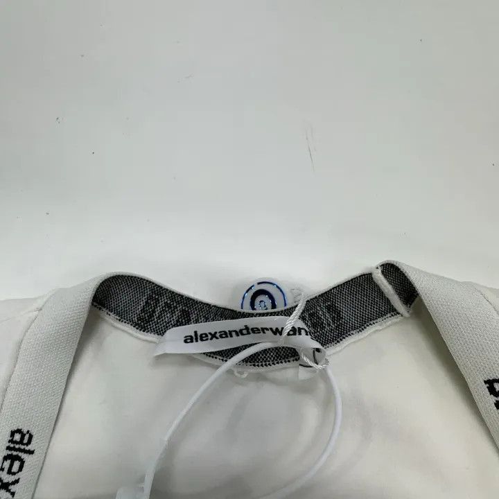 Alexander Wang Alexander Wang SS22 Logo Knit Short Sleeve T-Shirt - Size M / US 6-8 / IT 42-44 - 6 Thumbnail