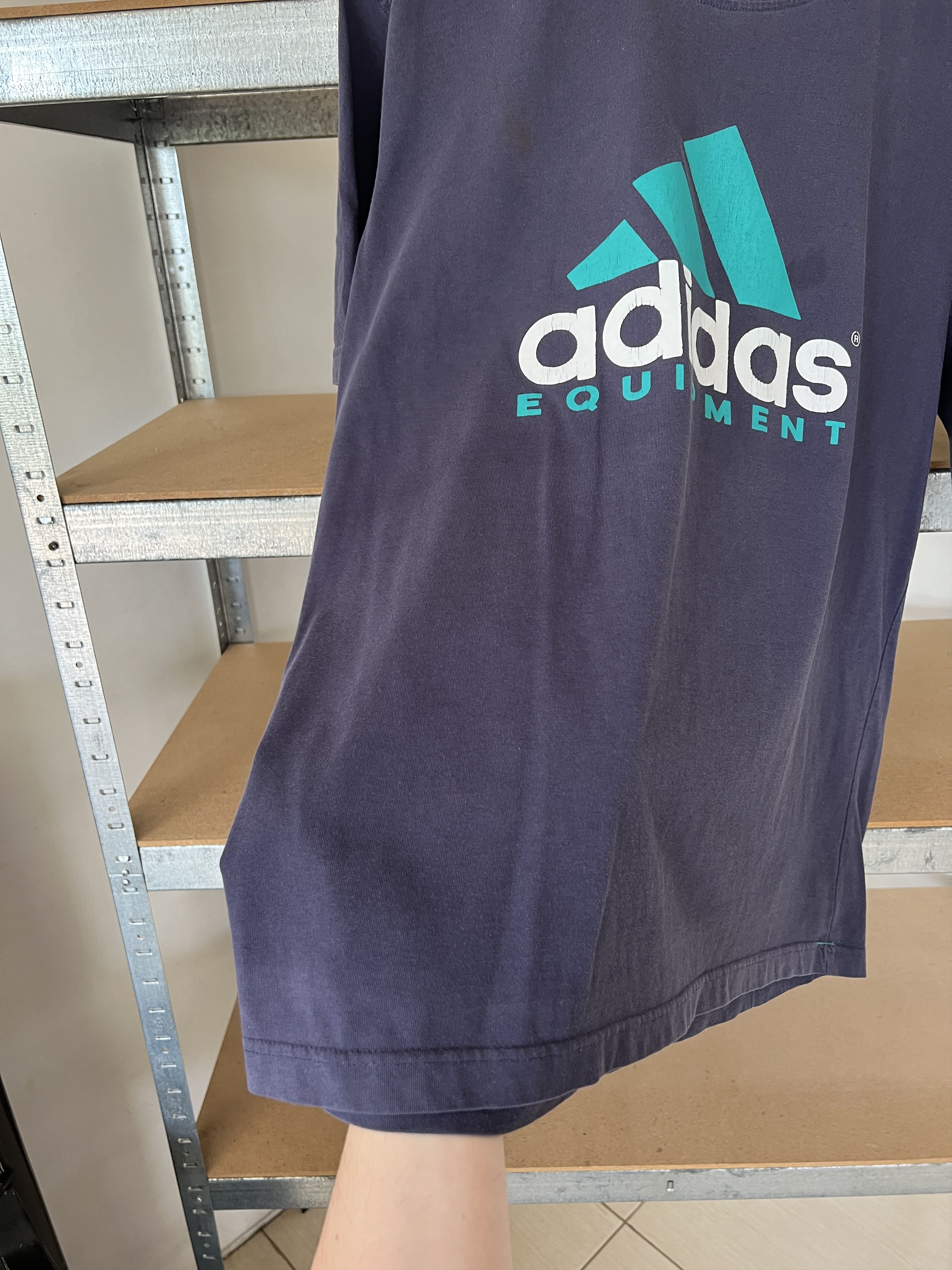 Adidas Vintage 90s Adidas Equipment Graphic T-shirt Size US M / EU 48-50 / 2 - 12 Thumbnail