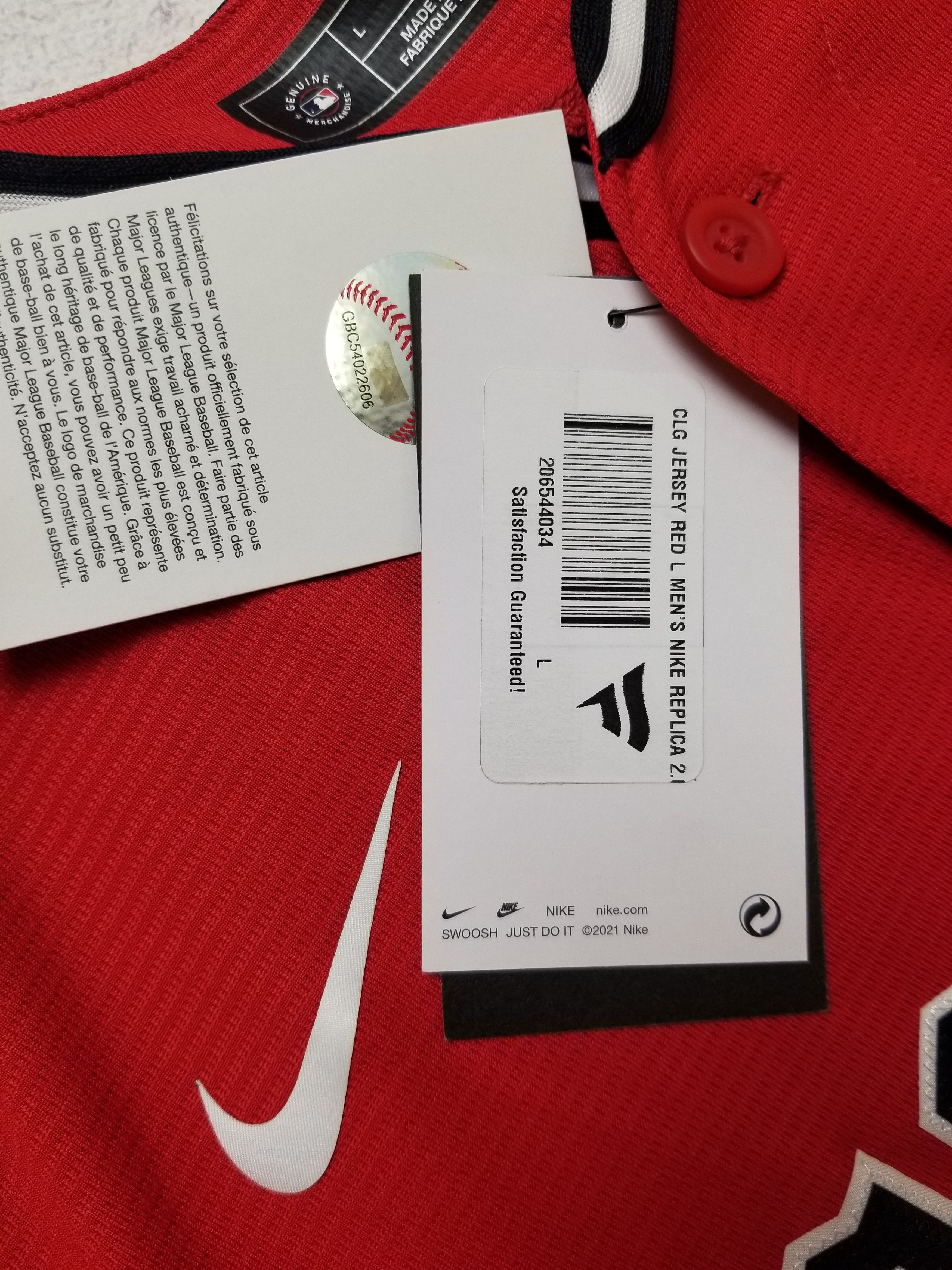 Nike Nike Cleveland Guardians Replica 2.0 Alternate Blank Jersey Size US L / EU 52-54 / 3 - 11 Thumbnail