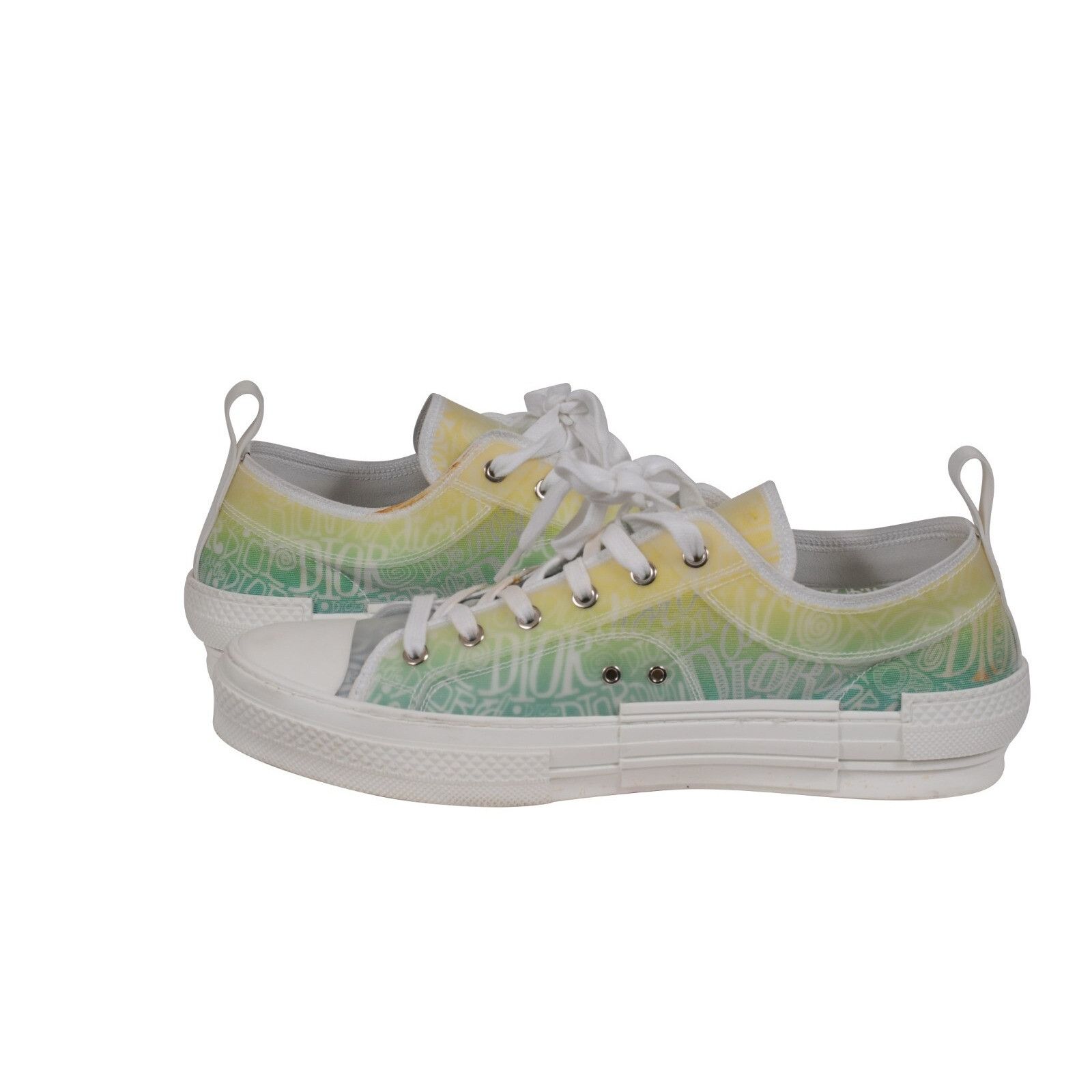 Dior SHAWN Stussy B23 Low Top Oblique Logo Sneaker Size US 12 / EU 45 - 9 Thumbnail