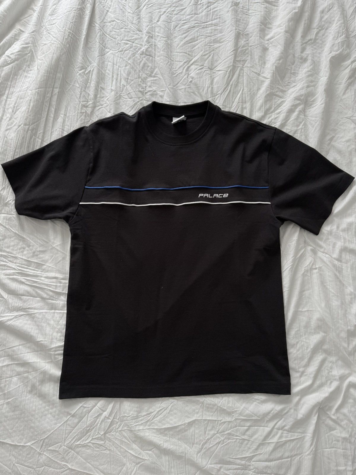 ★25SS★Palace Piped Panel T-Shirt Palace Piped Panel T-Shirt Black Men's - SS25 - US