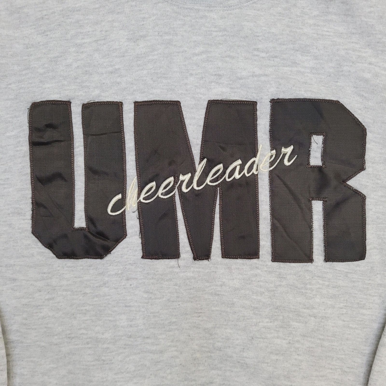 Jerzees Vintage 80s UMR Cheerleader Sweatshirt Women Large 22x24 USA Size L / US 10 / IT 46 - 3 Thumbnail